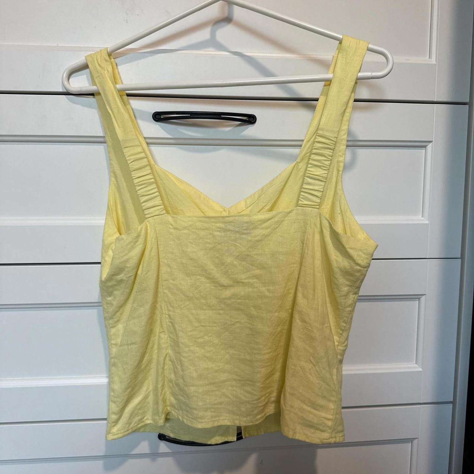 Other Lucy Paris Women's M Yellow Blouse Size M / US 6-8 / IT 42-44 - 2 Thumbnail