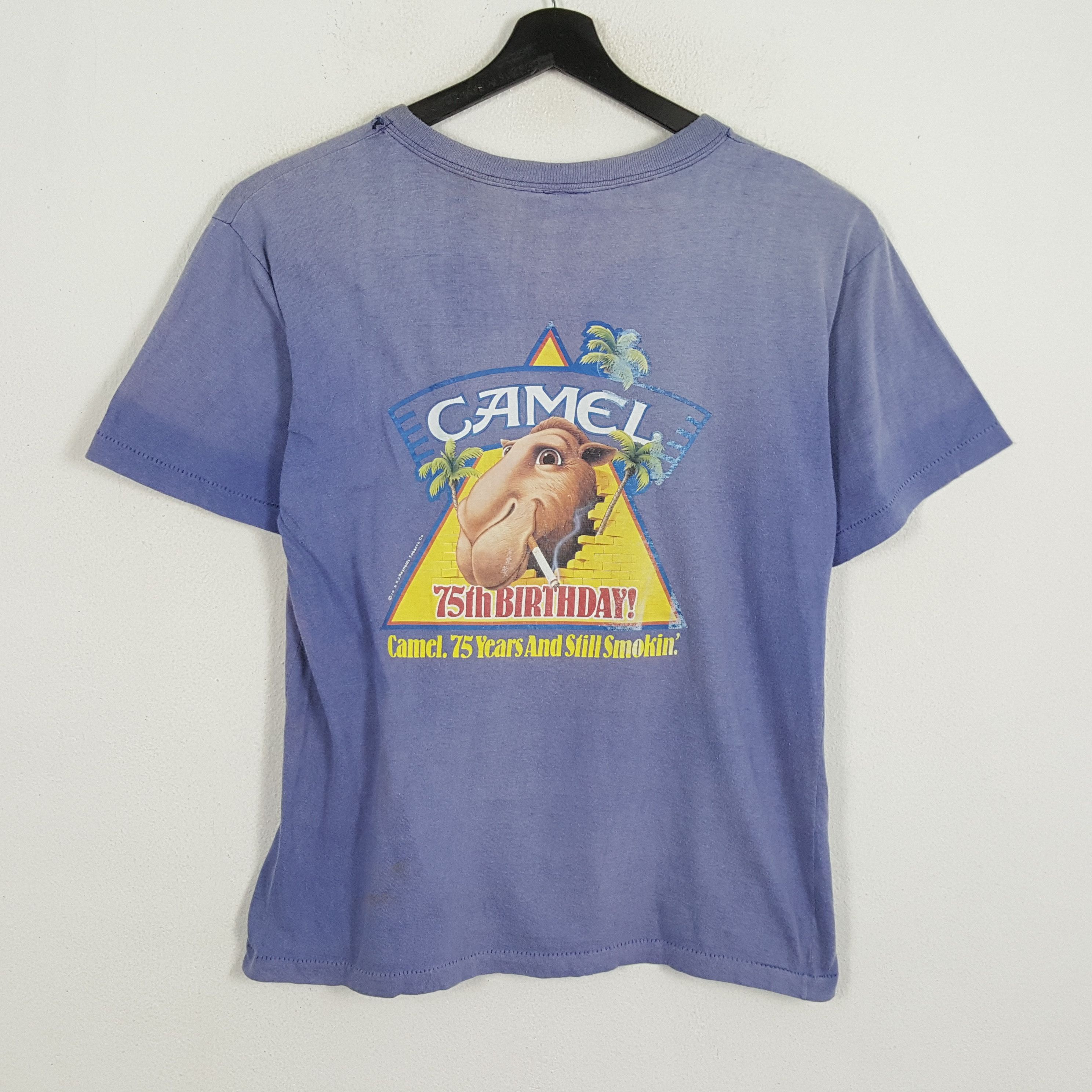 Camel × Vintage CAMEL American Brand Big Back Print Vintage Tshirt Size US L / EU 52-54 / 3 - 1 Thumbnail