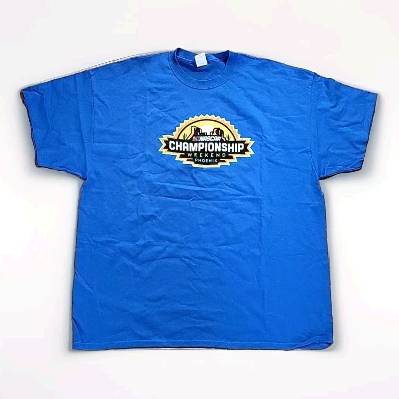 Port & Company Port & Company Nascar T-shirt Phx Int'l Raceway Championship Weekend 3X SS Blue Cotton 56"x32" Size US XXL / EU 58 / 5 - 3 Thumbnail