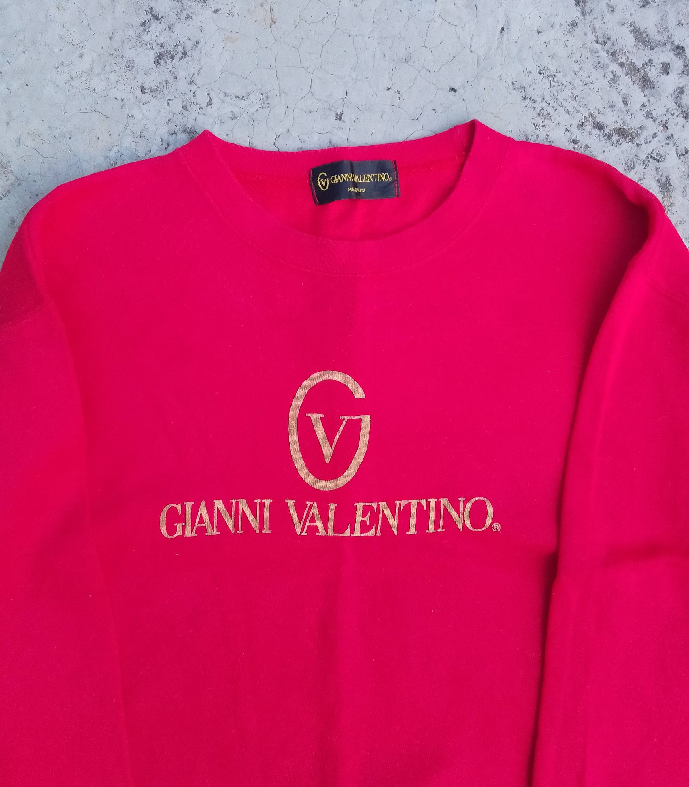 Valentino Vintage Valentino Garavani Crewneck Sweatshirt Big Logo Size US S / EU 44-46 / 1 - 2 Thumbnail