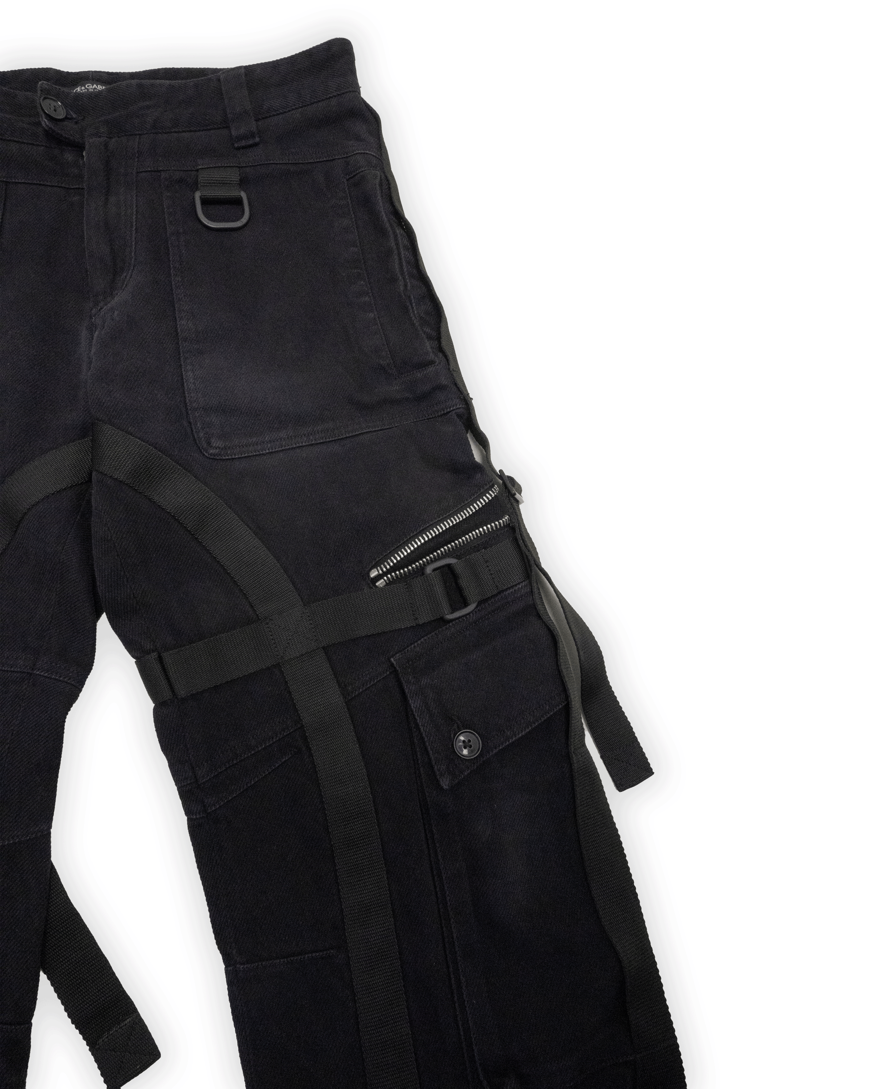 Dolce & Gabbana AW03 Bondage Parachute Cargo Trousers Archive Size US 32 / EU 48 - 4 Thumbnail