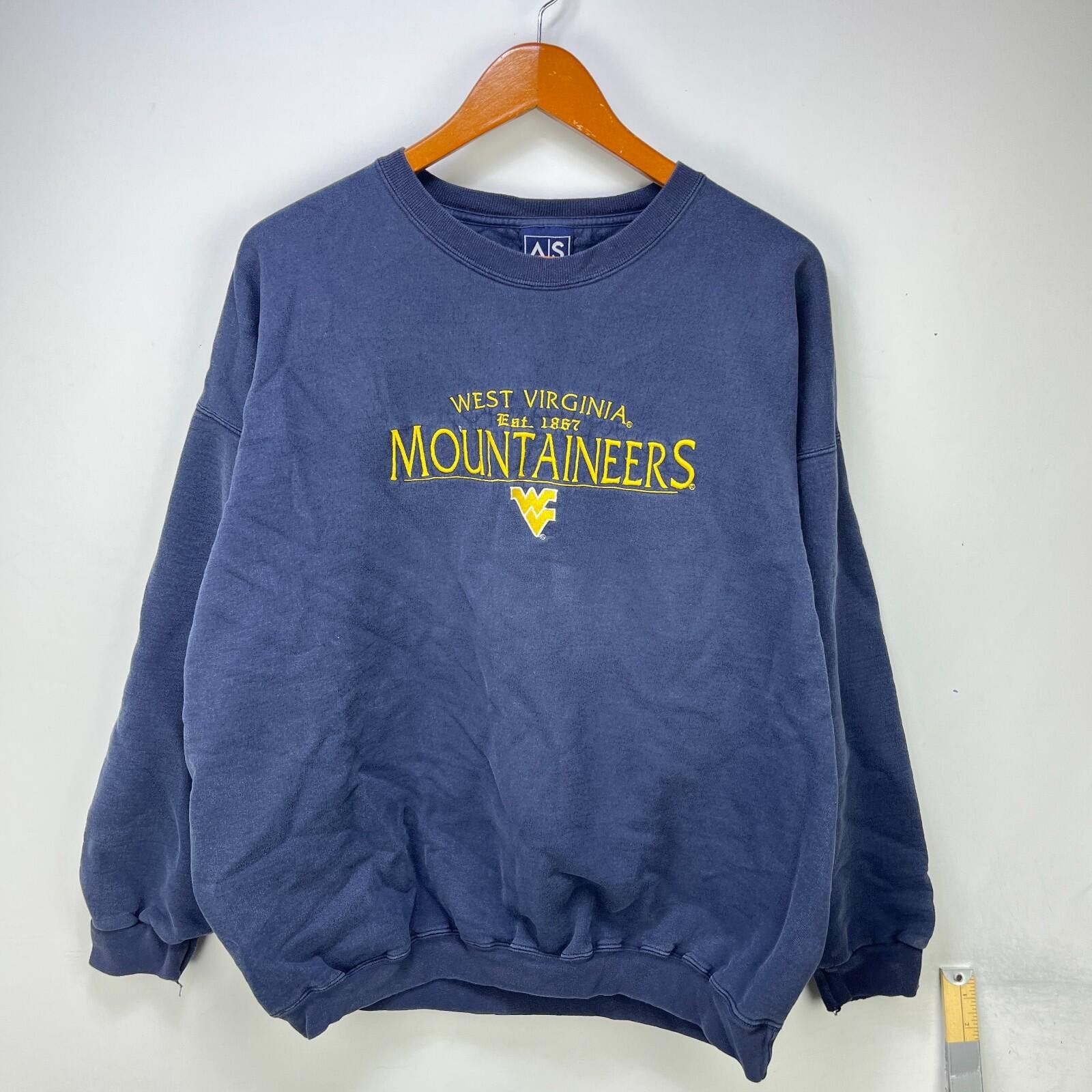 Other Vintage West Virginia Mountaineers Embroidered Sweatshirt XL Size ONE SIZE - 1 Thumbnail