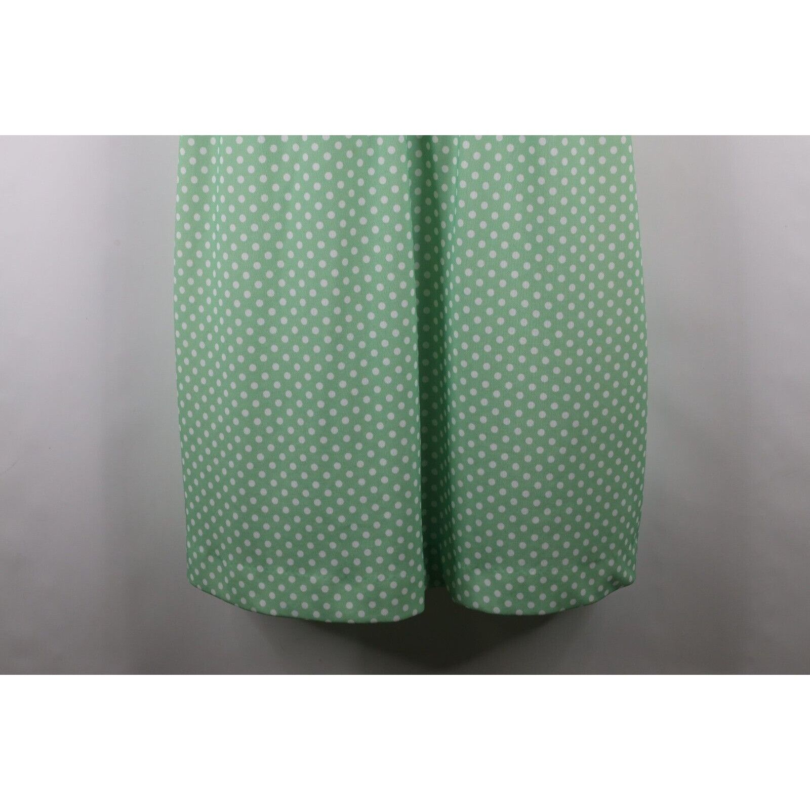Vintage Vintage 70s Streetwear Frill Polka Dot Sleeveless Dress Size XXL / US 16-18 / IT 52-54 - 4 Thumbnail