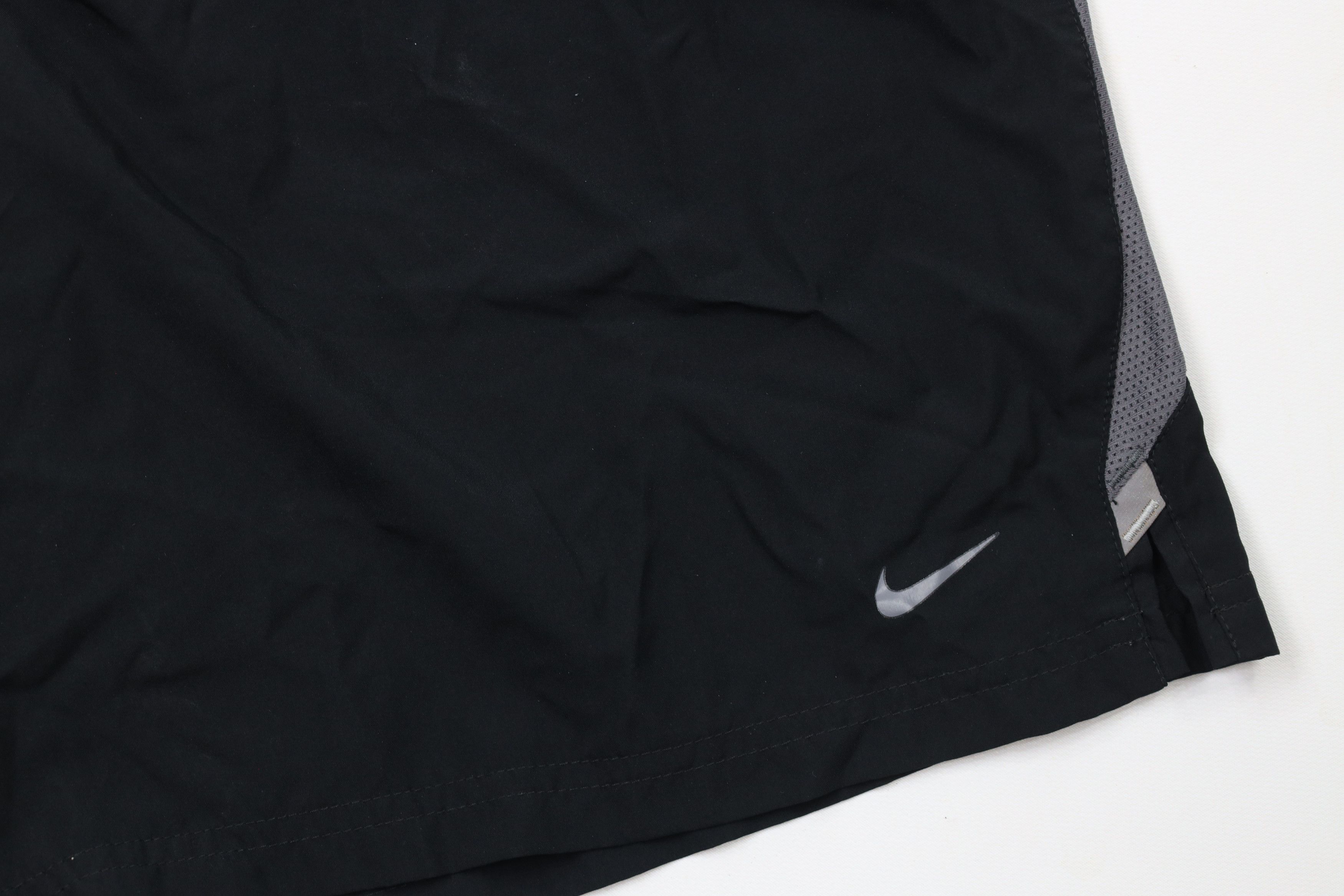 Nike × Vintage Vintage Y2K Nike Travis Scott Mini Swoosh Lined Shorts Black Size US 34 / EU 50 - 5 Thumbnail