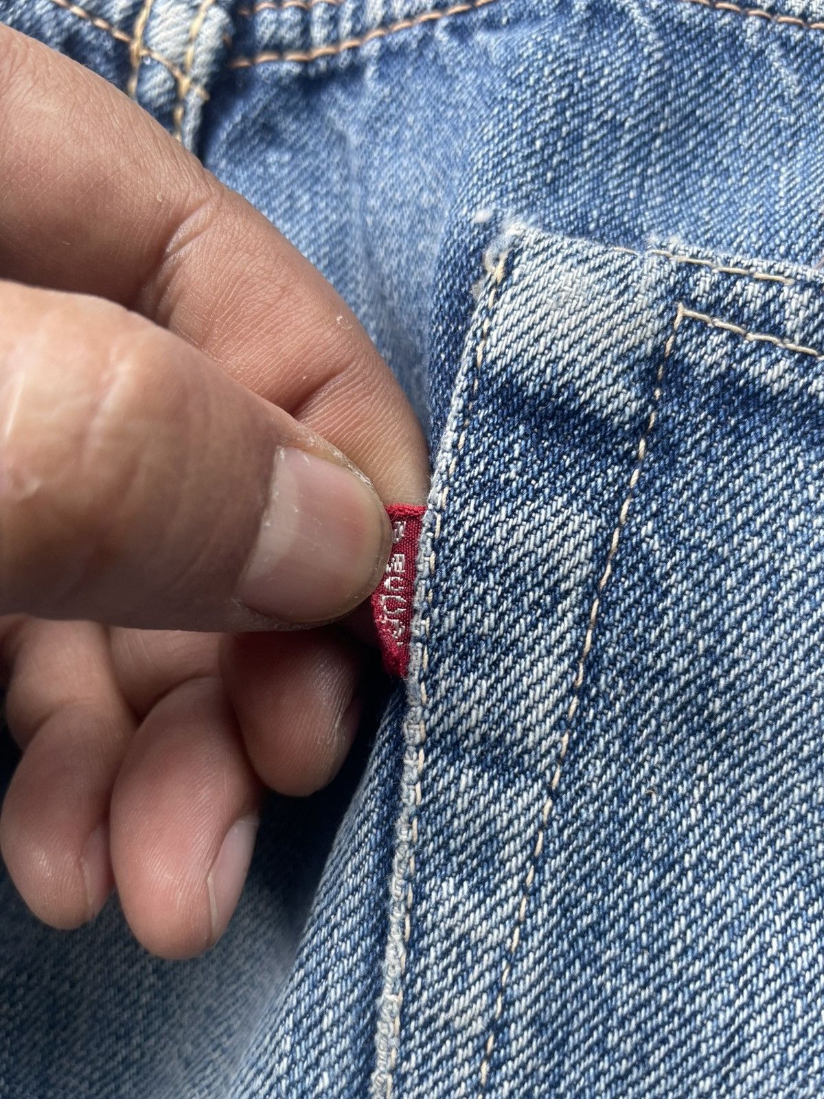 The Real McCoy's Vintage Joe Mccoy Selvedge Denim Size US 34 / EU 50 - 14 Thumbnail