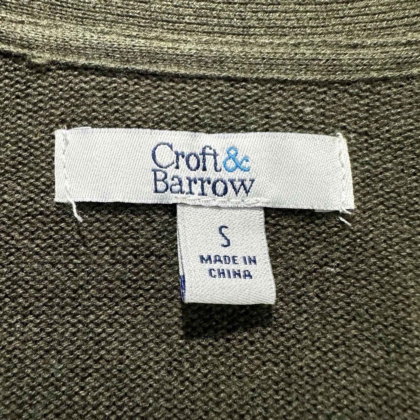 Croft & Barrow Croft Barrow Flyaway Cardigan Sweater Womens Small Olive Green Open Front Long Size S / US 4 / IT 40 - 3 Thumbnail