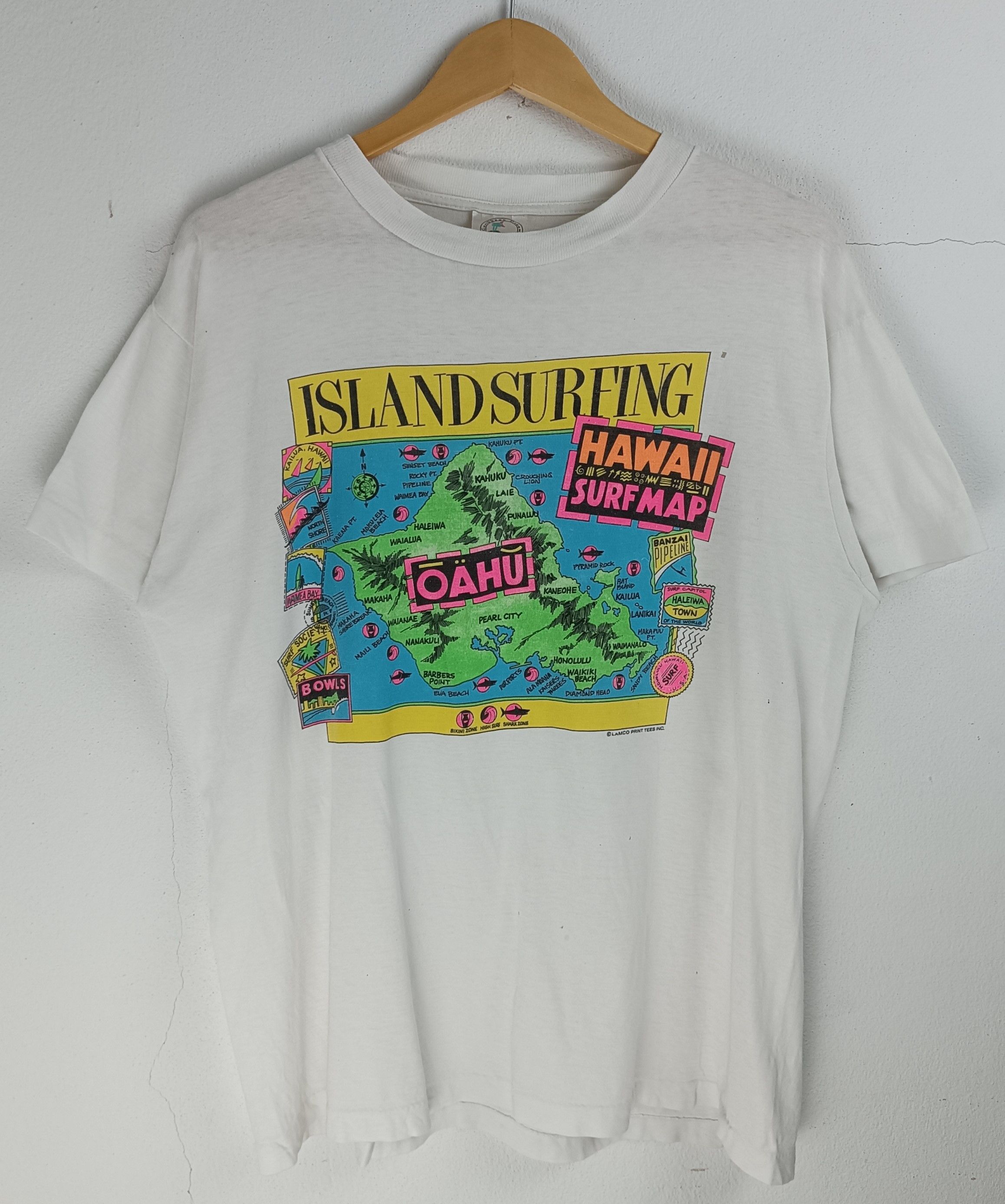 Other VINTAGE 90'S HAWAII ISLAND SURFING TEE SUN SURF QUIKSILVER Size US L / EU 52-54 / 3 - 3 Thumbnail