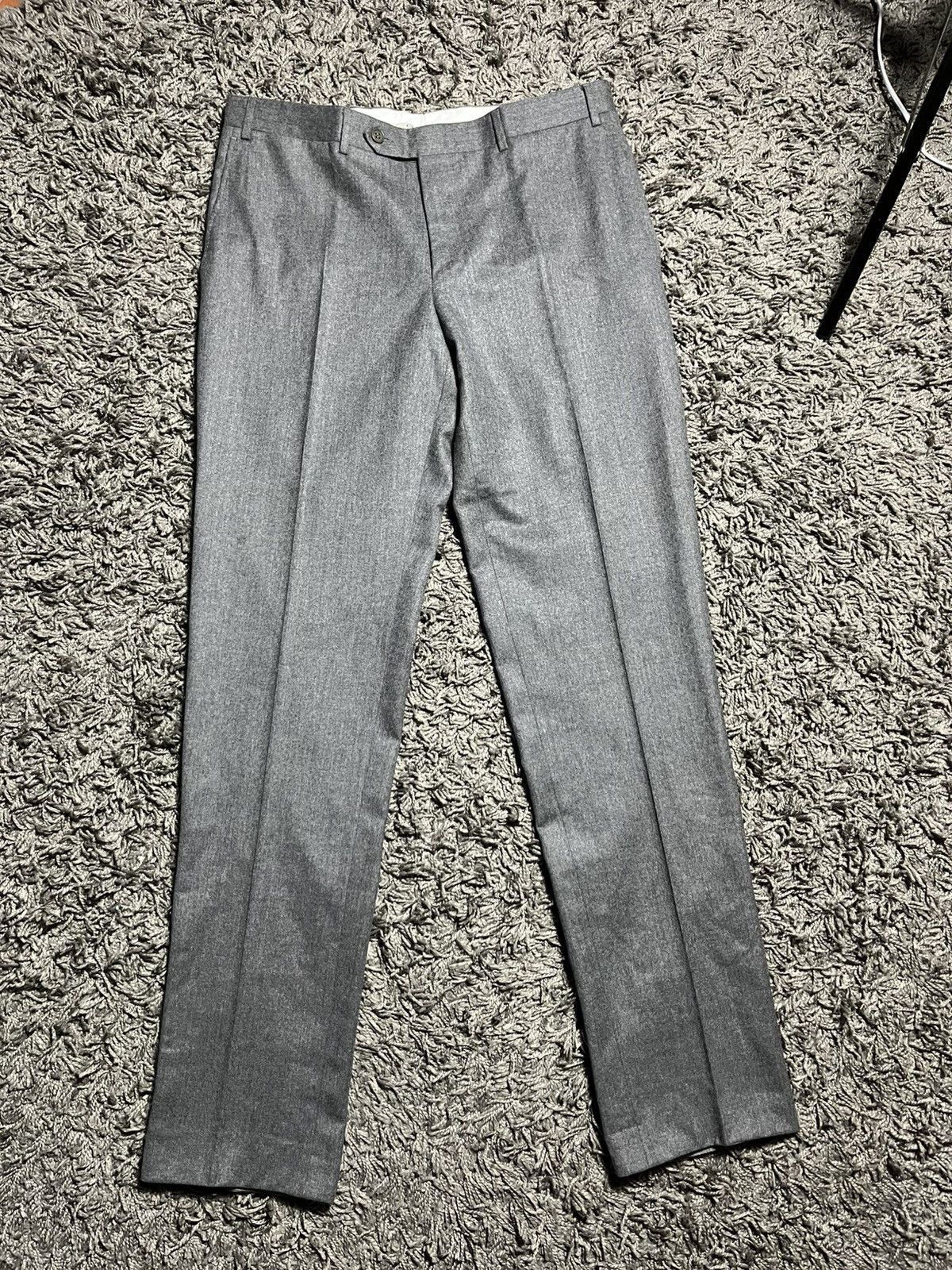 Canali CANALI WOOL TROUSERS 100% LANA WOOL STRETCH SIZE 34 EU / 50R Size 50R - 2 Thumbnail