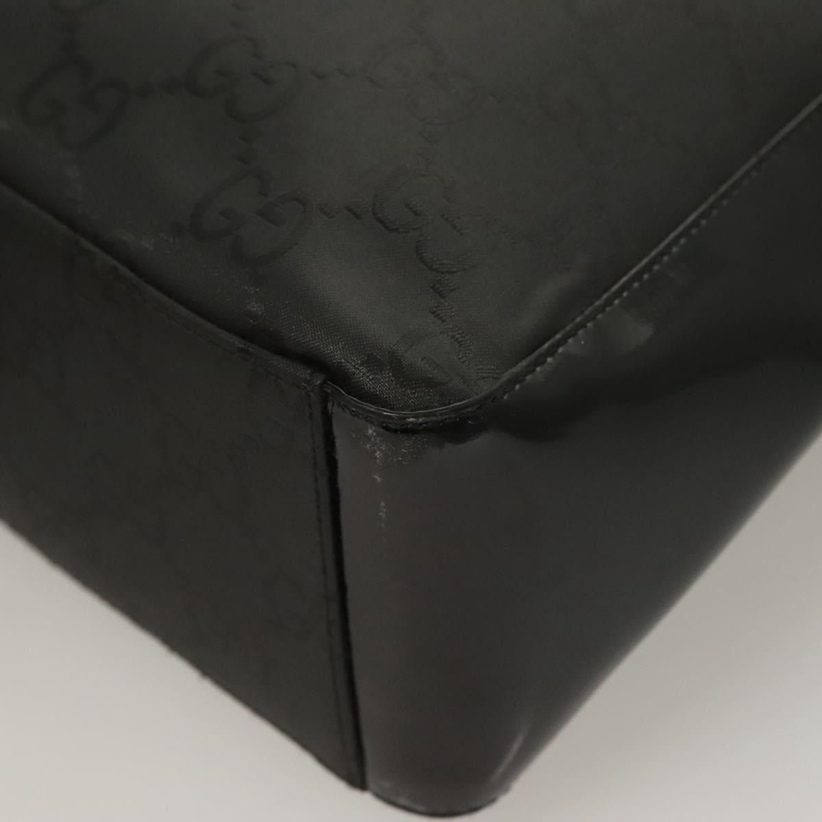 Gucci GUCCI GG Canvas Shoulder Bag Nylon Outlet Black Silver Size ONE SIZE - 13 Thumbnail