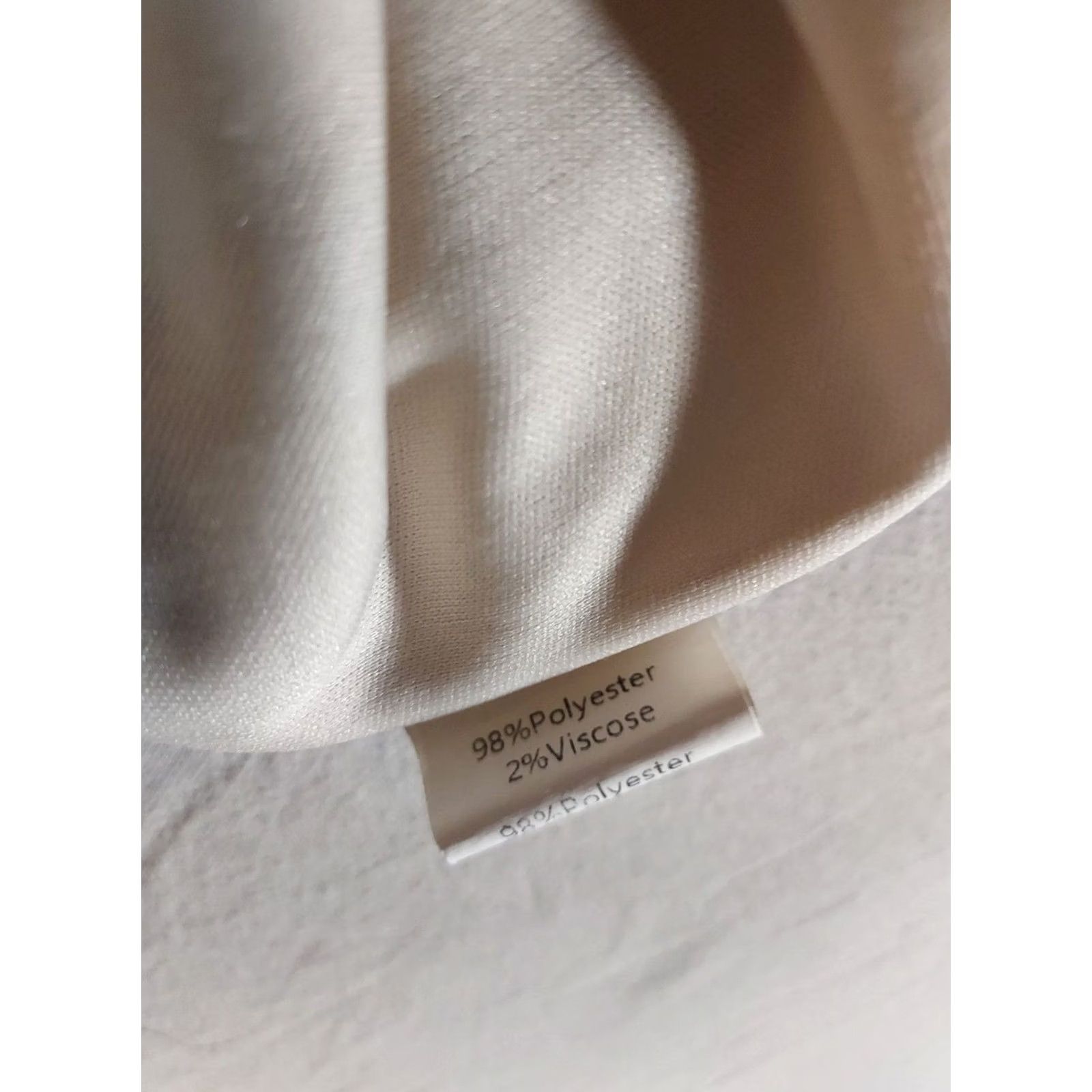 Vintage Grace Karin Blouse Women M Beige Solid Chiffon 3/4 Ruffle Size M / US 6-8 / IT 42-44 - 5 Thumbnail