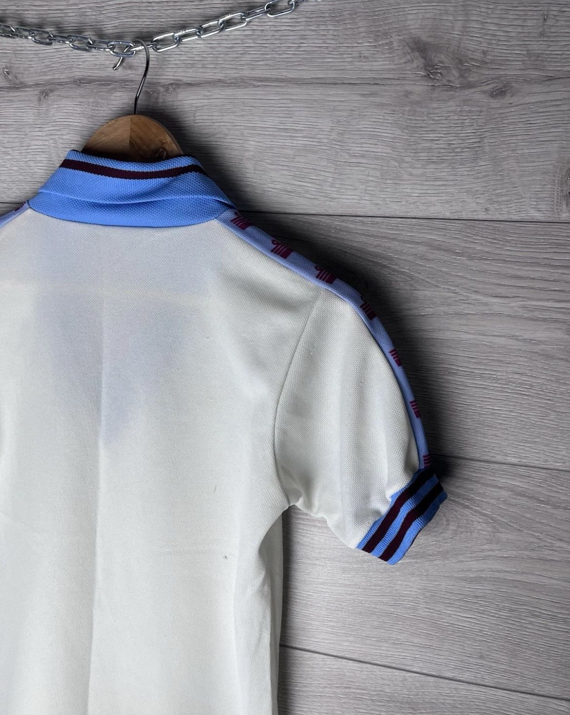 Vintage vintage soccer jersey West Ham United 1977/78 Admiral retro Size US S / EU 44-46 / 1 - 14 Thumbnail