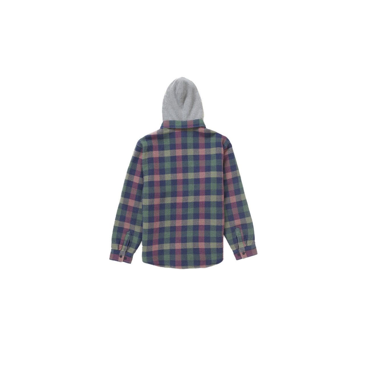 Supreme Supreme Waffle Plaid Hooded Shirt Multicolor Size: S Size US S / EU 44-46 / 1 - 3 Thumbnail
