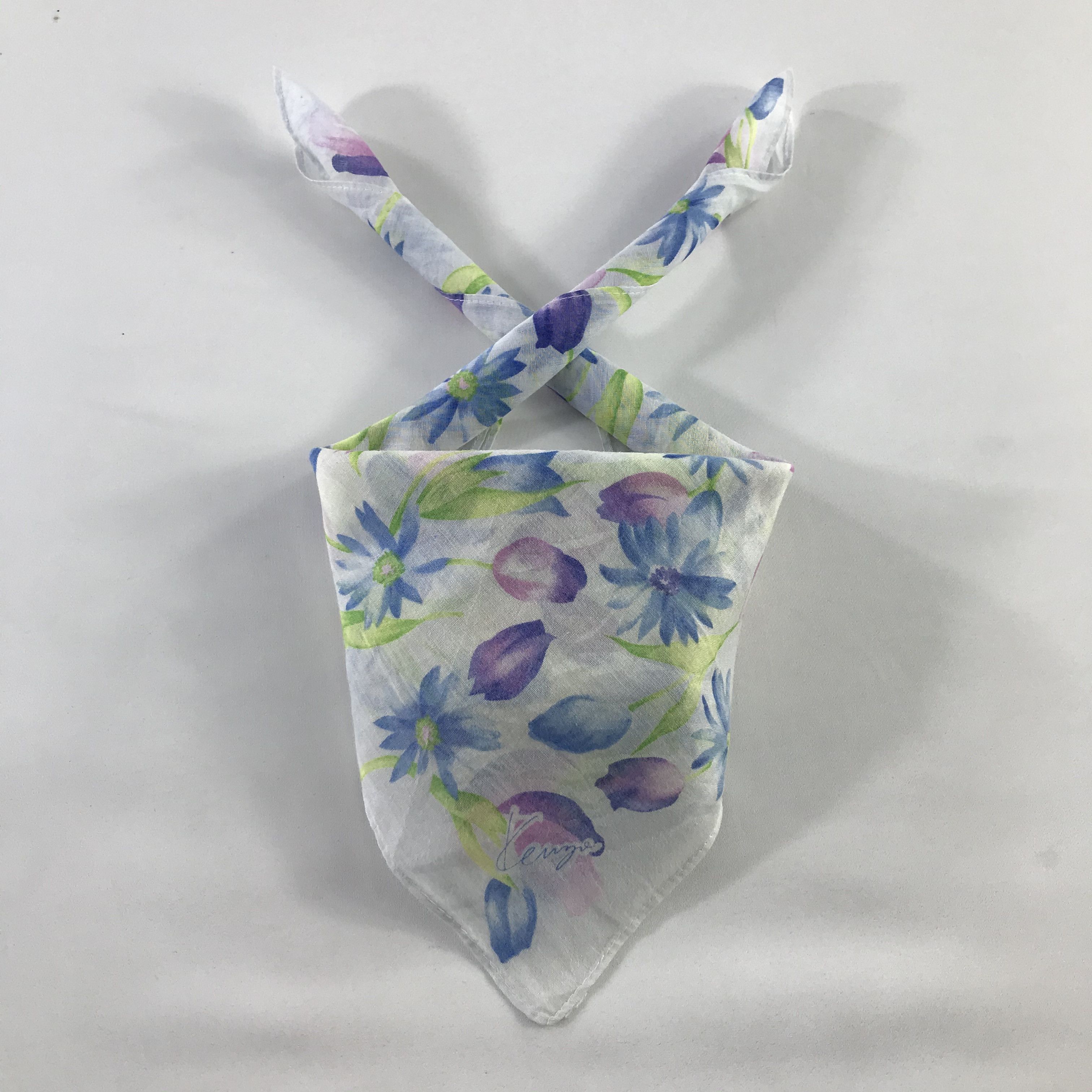 Kenzo × Vintage Kenzo Bandana / Handkerchief / Neckerchief - S1118 Size ONE SIZE - 3 Thumbnail