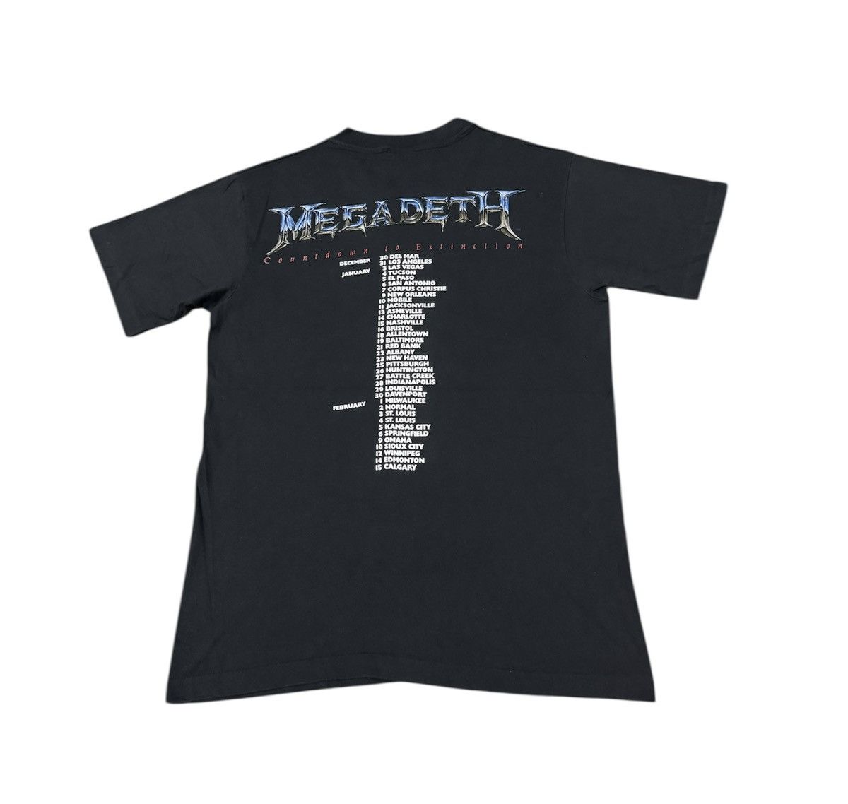 Band Tees Vintage 90’s Megadeth Countdown To Extinction Tour Size US L / EU 52-54 / 3 - 6 Thumbnail
