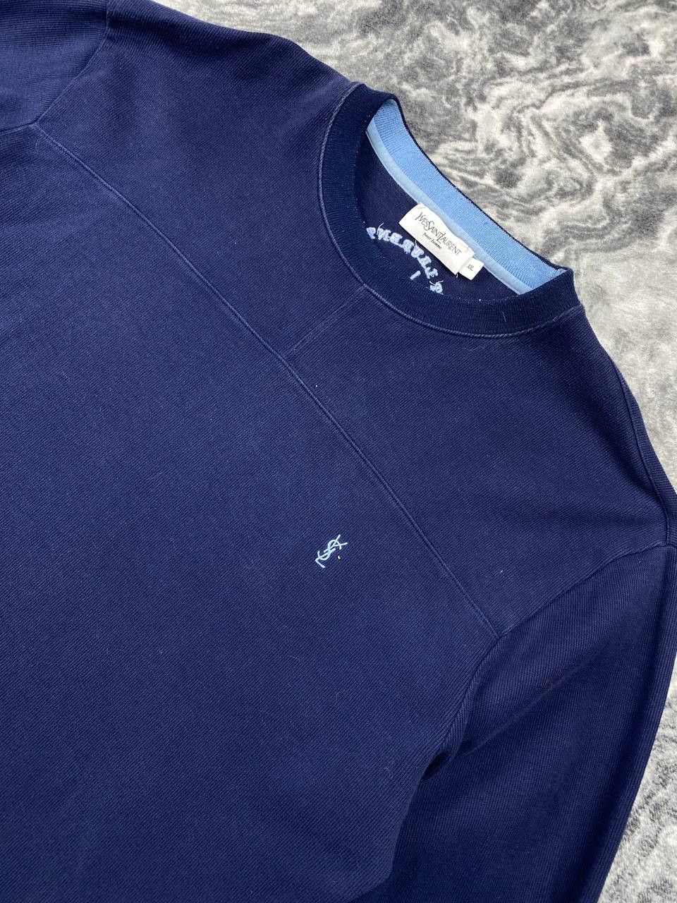 Yves Saint Laurent Vintage Yves Saint Laurent Sweatshirt Big Log Men Size XXL Size US XXL / EU 58 / 5 - 4 Thumbnail