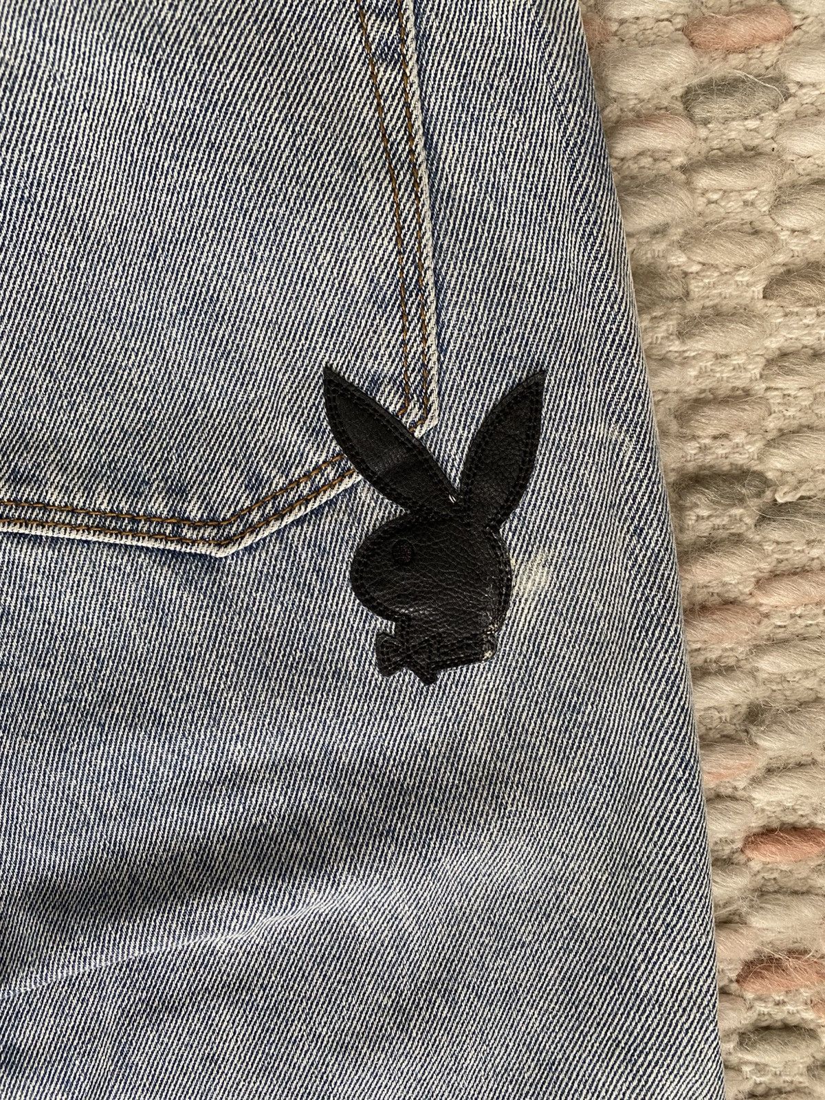 Playboy × Pleasures Pleasures x Playboy Light Denim Jeans Size US 30 / EU 46 - 4 Thumbnail