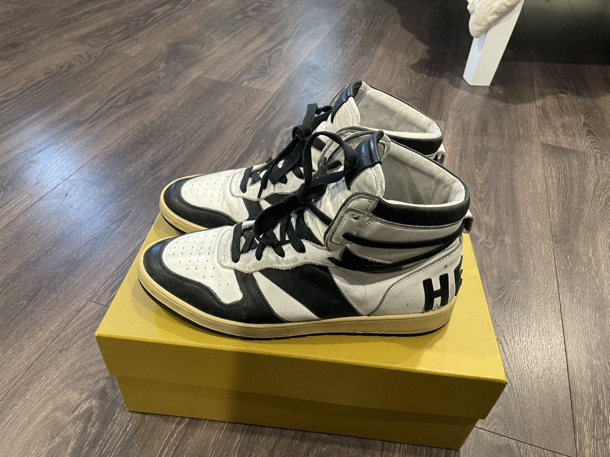 Rhude Rhude Rhecess “HELL YEAH” Hi-Top Sneakers | Grailed