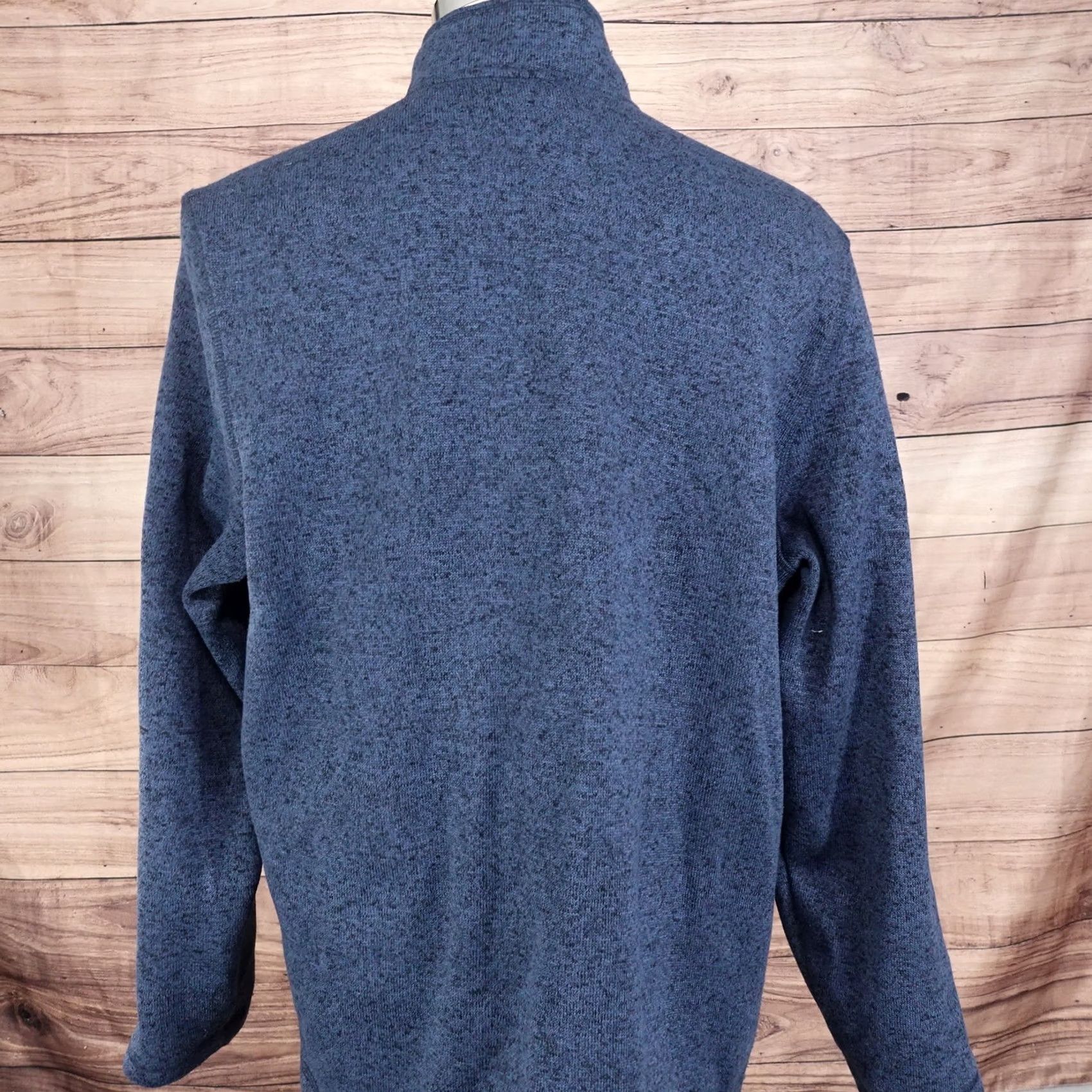Eddie Bauer EDDIE BAUER SWEATER FLEECE 1/4 ZIP PULLOVER MOCK NECK BLUE 100% POLYESTER SZ XL Size US XL / EU 56 / 4 - 4 Thumbnail