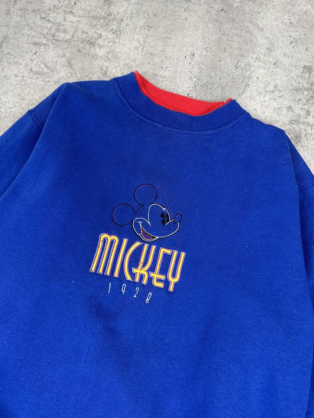 Disney × Mickey Mouse × Vintage Mickey Disney Vintage Crewneck – Disneyland 90s Paris Size US L / EU 52-54 / 3 - 3 Thumbnail