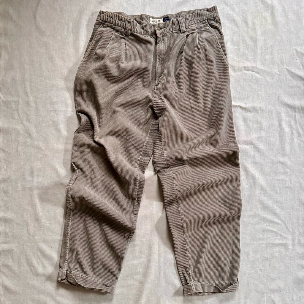 Gap Gap Easy Fit 90s Corduroy Relaxed Fit Taupe Size US 36 / EU 52 - 1 Thumbnail