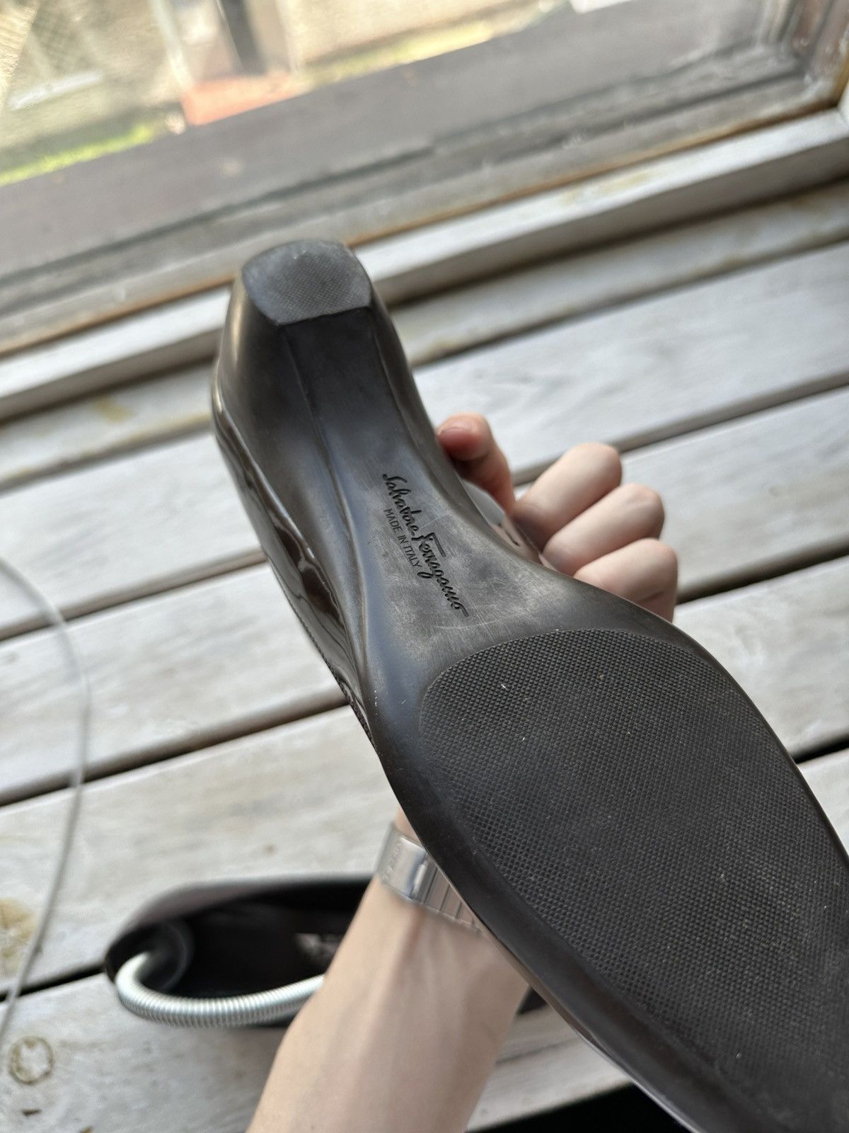 Salvatore Ferragamo RARE❗️Salvatore Ferragamo Women Shoes flats heels Size US 7.5 / IT 37.5 - 12 Thumbnail