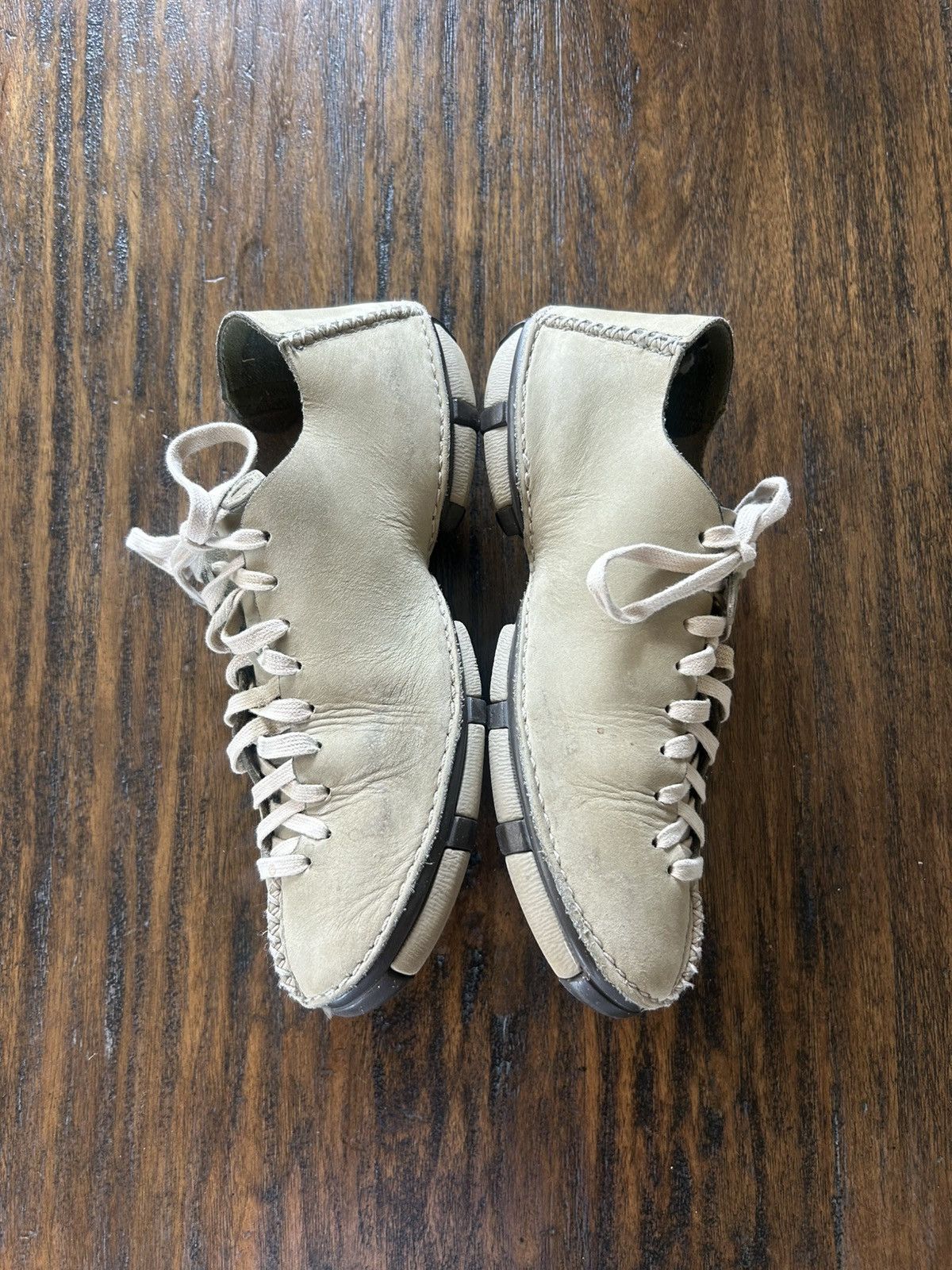Nike Nike Vintage 90s/Y2K Grunge Rare Leather Stitched Sneakers Size US 9 / EU 42 - 5 Thumbnail