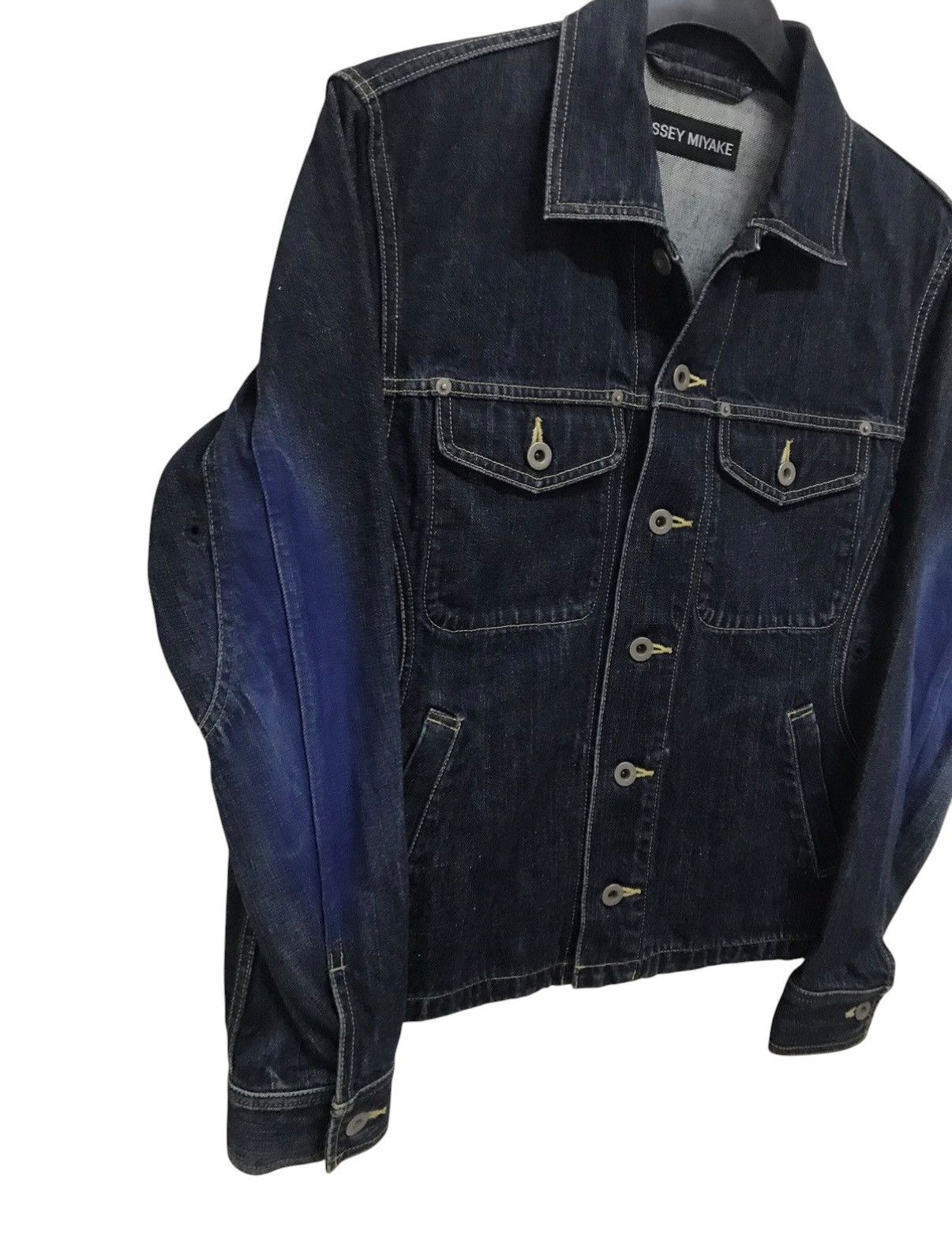 Issey Miyake ISSEY MIYAKE PAINTED DENIM JACKET RARE Size US M / EU 48-50 / 2 - 2 Thumbnail