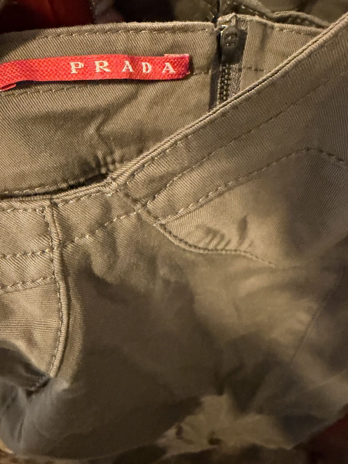 Prada Archival Prada Olive bustier dress size S Size S / US 4 / IT 40 - 7 Thumbnail