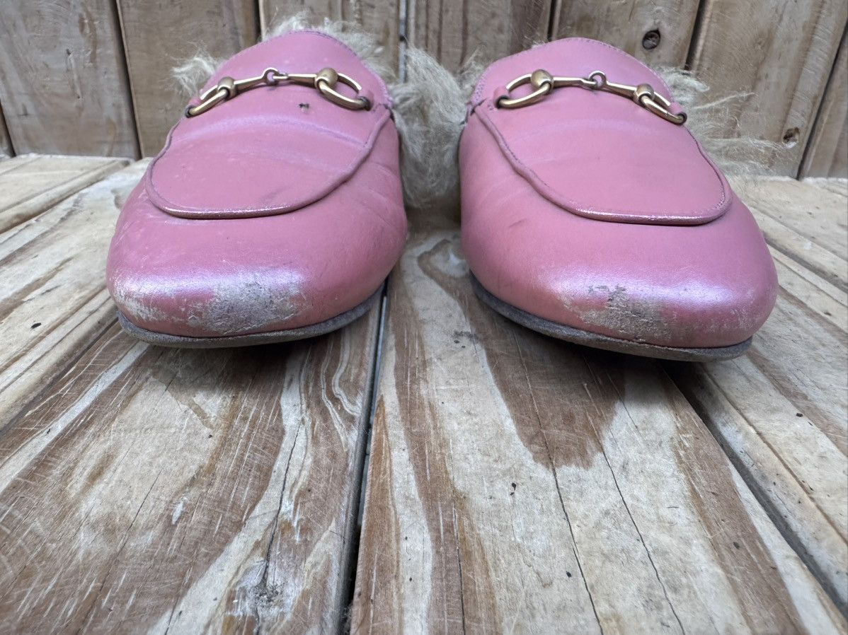 Gucci Gucci shearling Fur pink women’s Mules sz EUR 36.5 US 6.5 Size US 6.5 / IT 36.5 - 4 Thumbnail