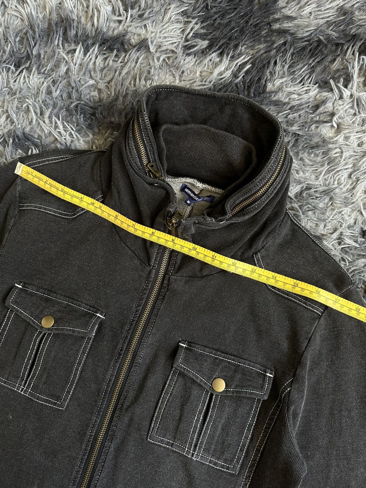 Early 00's Semanticdesign bono zipper jacket