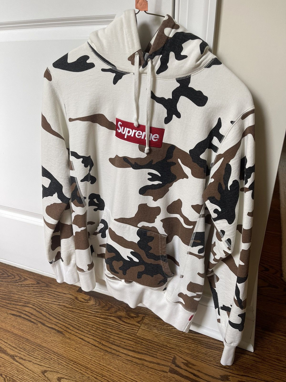 Supreme box logo 2024 hoodie cow camo