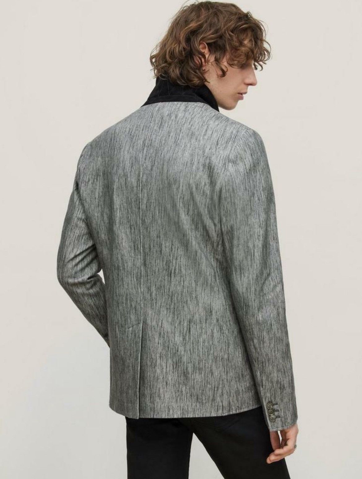 John Varvatos Grey Blazer Jacket Size EU 48 USA 38 Size US M / EU 48-50 / 2 - 7 Thumbnail