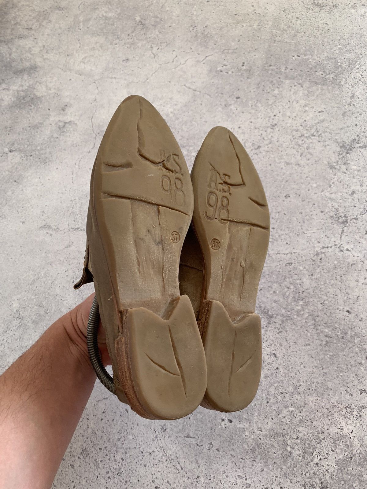 A.S.98 A.S.98 Airstep Soft Leather Slip On Loafers Brown 37sz Size US 7 / IT 37 - 10 Thumbnail