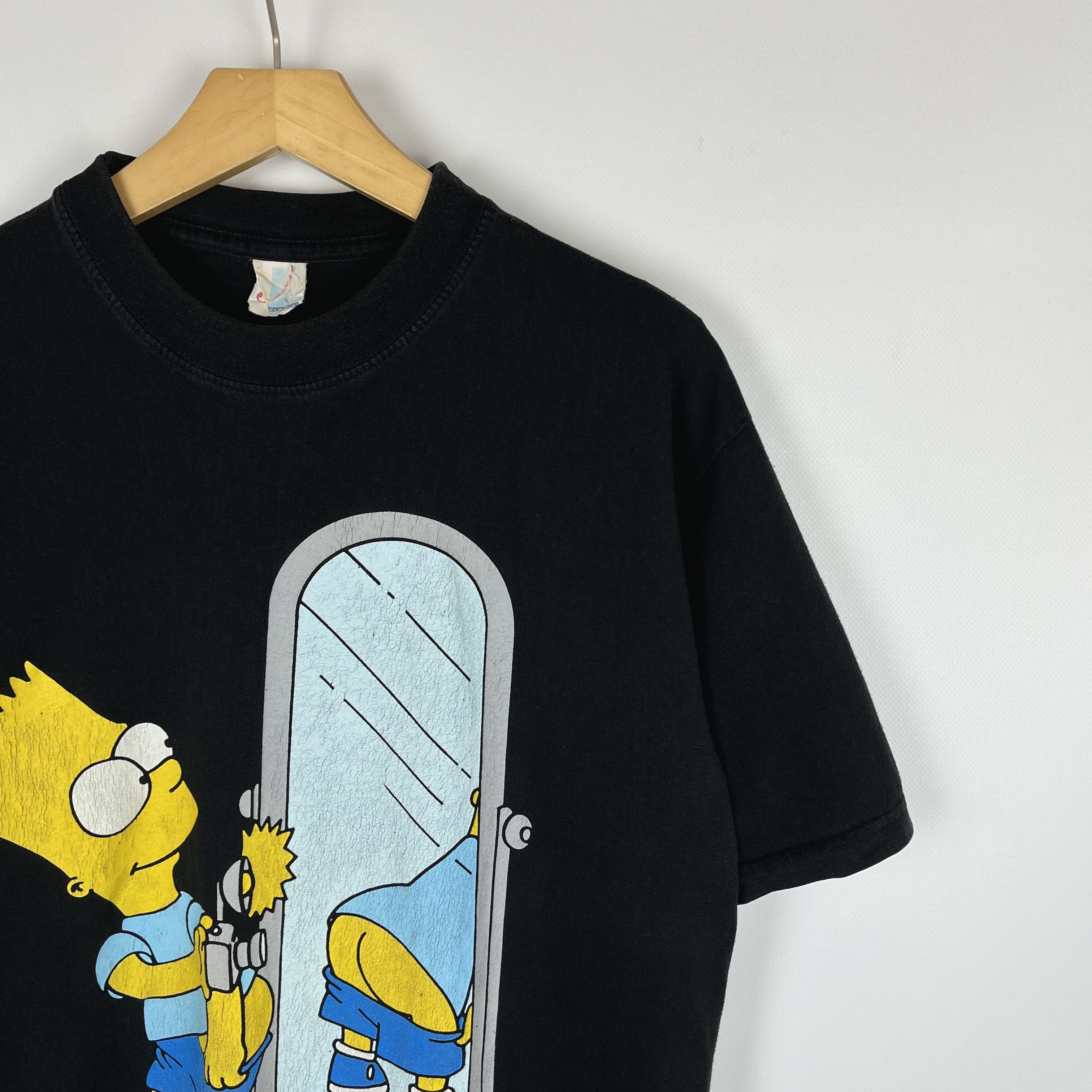 Cartoon Network Vintage The Simpsons Bart Simpson Adult Funny T Shirt 1997 Size US M / EU 48-50 / 2 - 3 Thumbnail