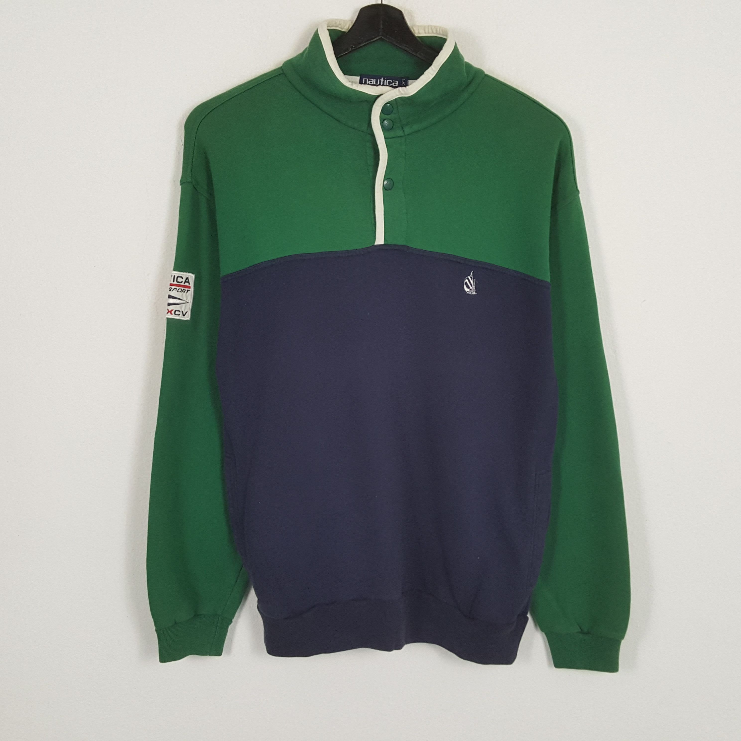 Nautica × Vintage NAUTICA Nice Design Streetwear Style Sweatshirt Size US M / EU 48-50 / 2 - 1 Thumbnail