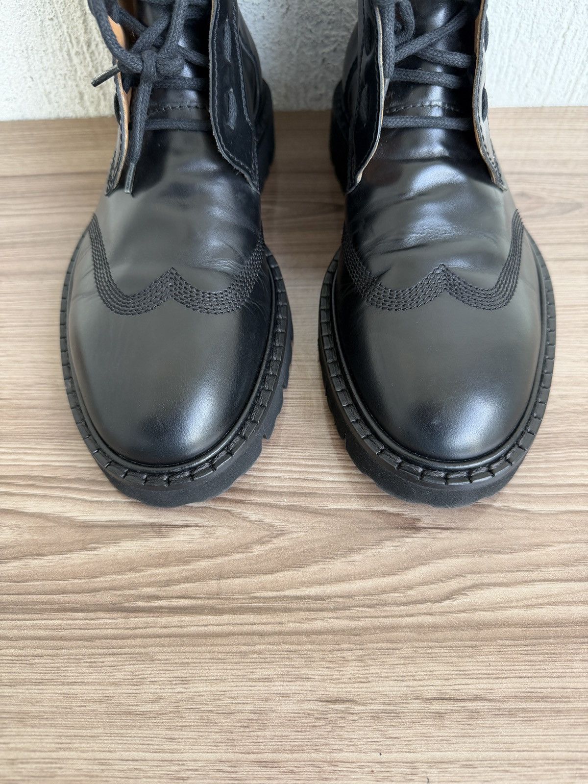 Maison Margiela Wing tip combat boots Size US 8 / EU 41 - 9 Thumbnail