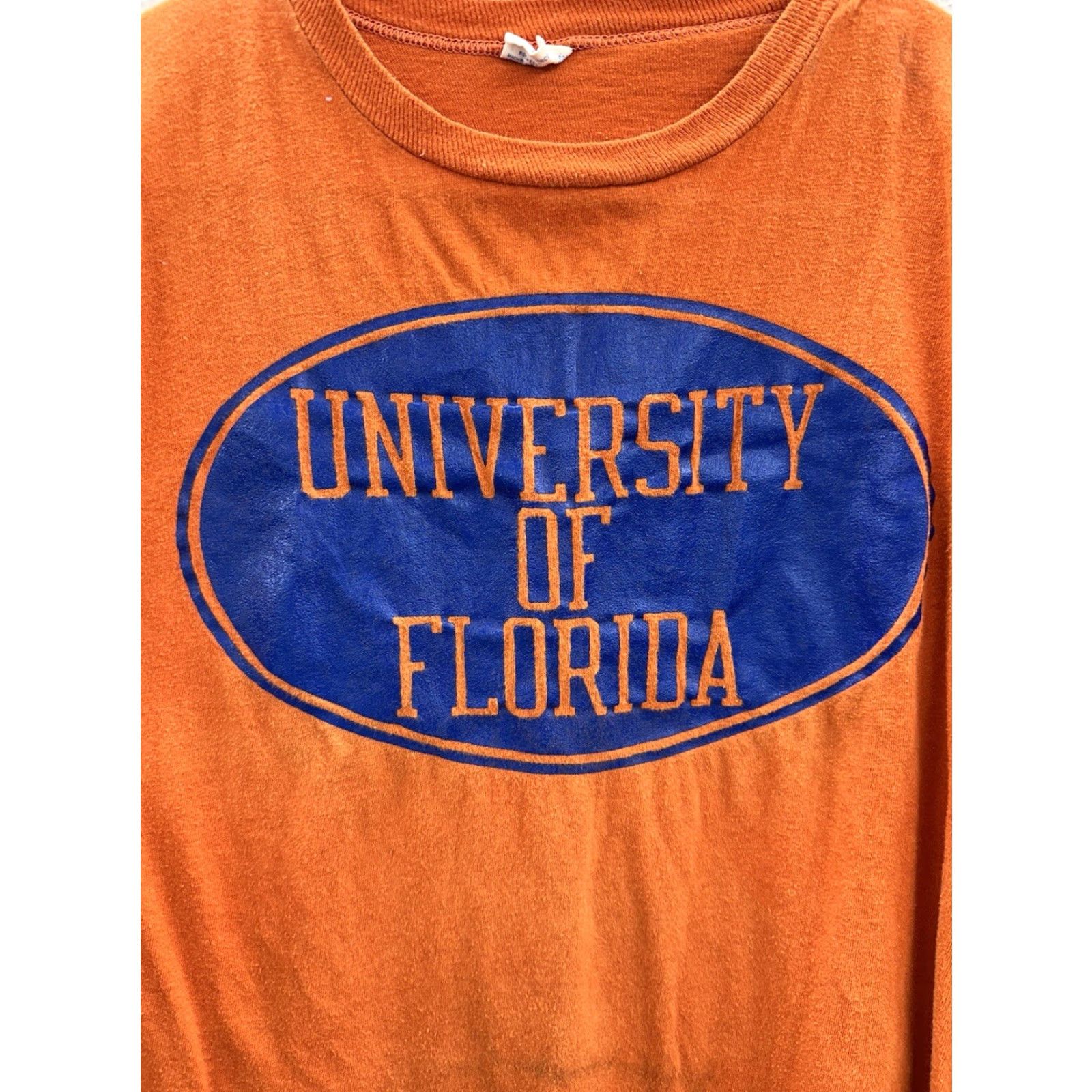 Champion VINTAGE Champion Womens Shirt University of Florida VTG Short Sleeve Orange M Regular 100% Cotton Casual Tee Womens 70s 80s 90s College Football Size M / US 6-8 / IT 42-44 - 2 Thumbnail