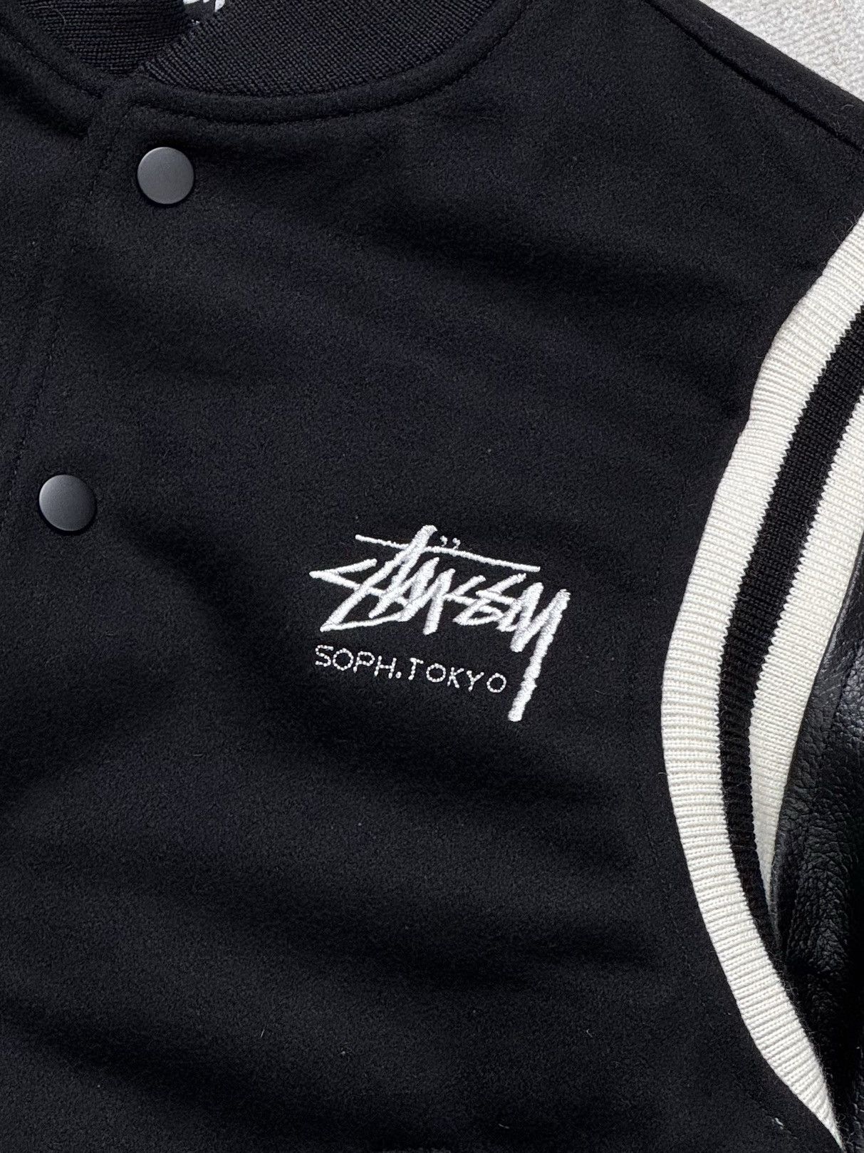 Sophnet. UNWORN* Varsity Jacket Black 16th Anniversary Collection Size US S / EU 44-46 / 1 - 3 Thumbnail