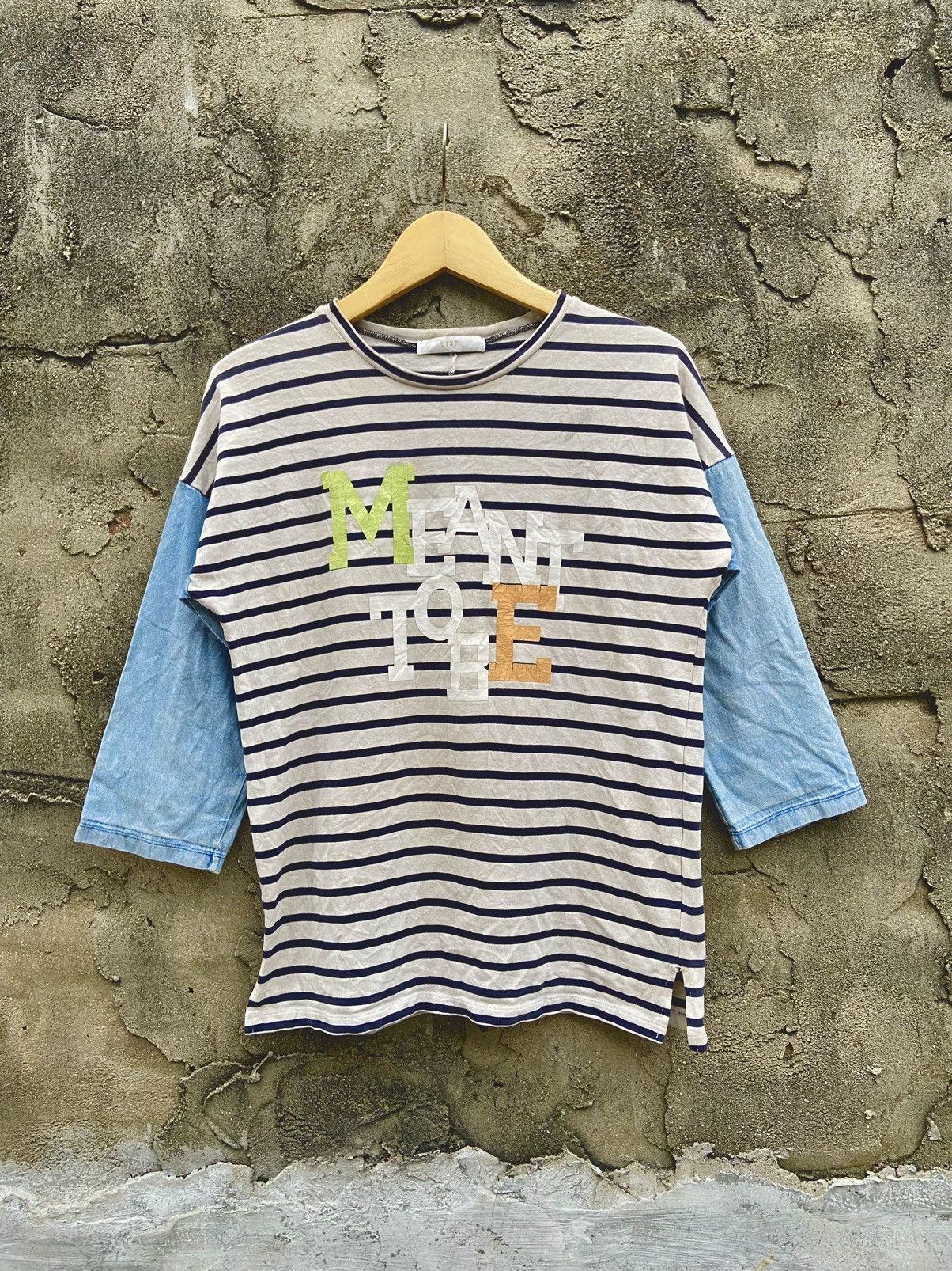 Beauty Beast × Hysteric Glamour × Japanese Brand 2000s reglan striped feeding tag long sleeve t-shirt Size M / US 6-8 / IT 42-44 - 1 Thumbnail