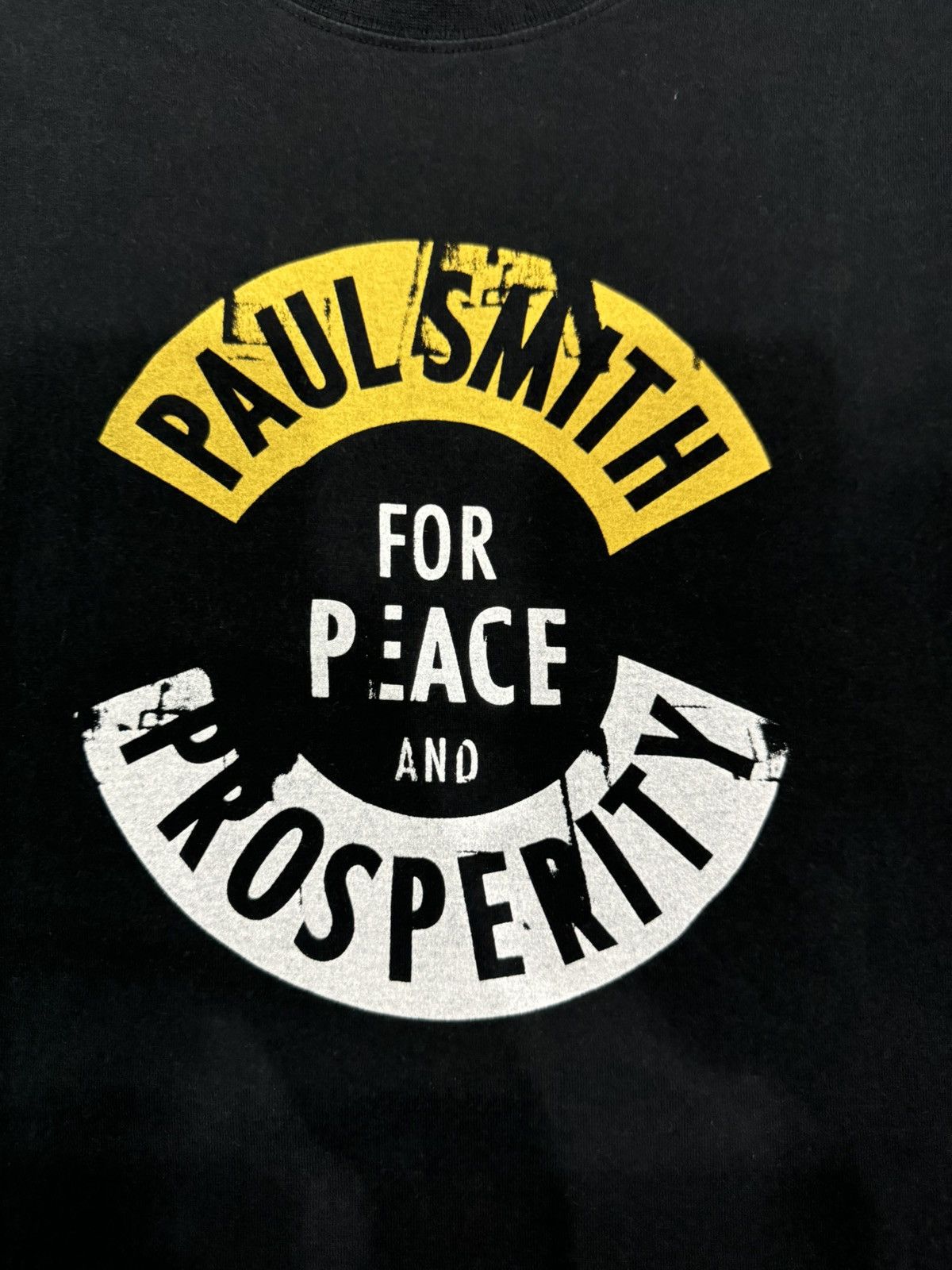 Paul Smith Paul Smith for peace and Properity black Shirt M size Size US M / EU 48-50 / 2 - 2 Thumbnail