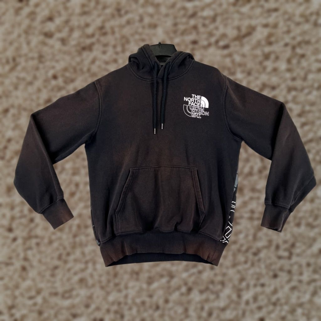 The North Face The North Face Mens Hoodie Pullover Black Logo All Over Print Sweatshirt Crew Neck S Small Size US S / EU 44-46 / 1 - 1 Thumbnail