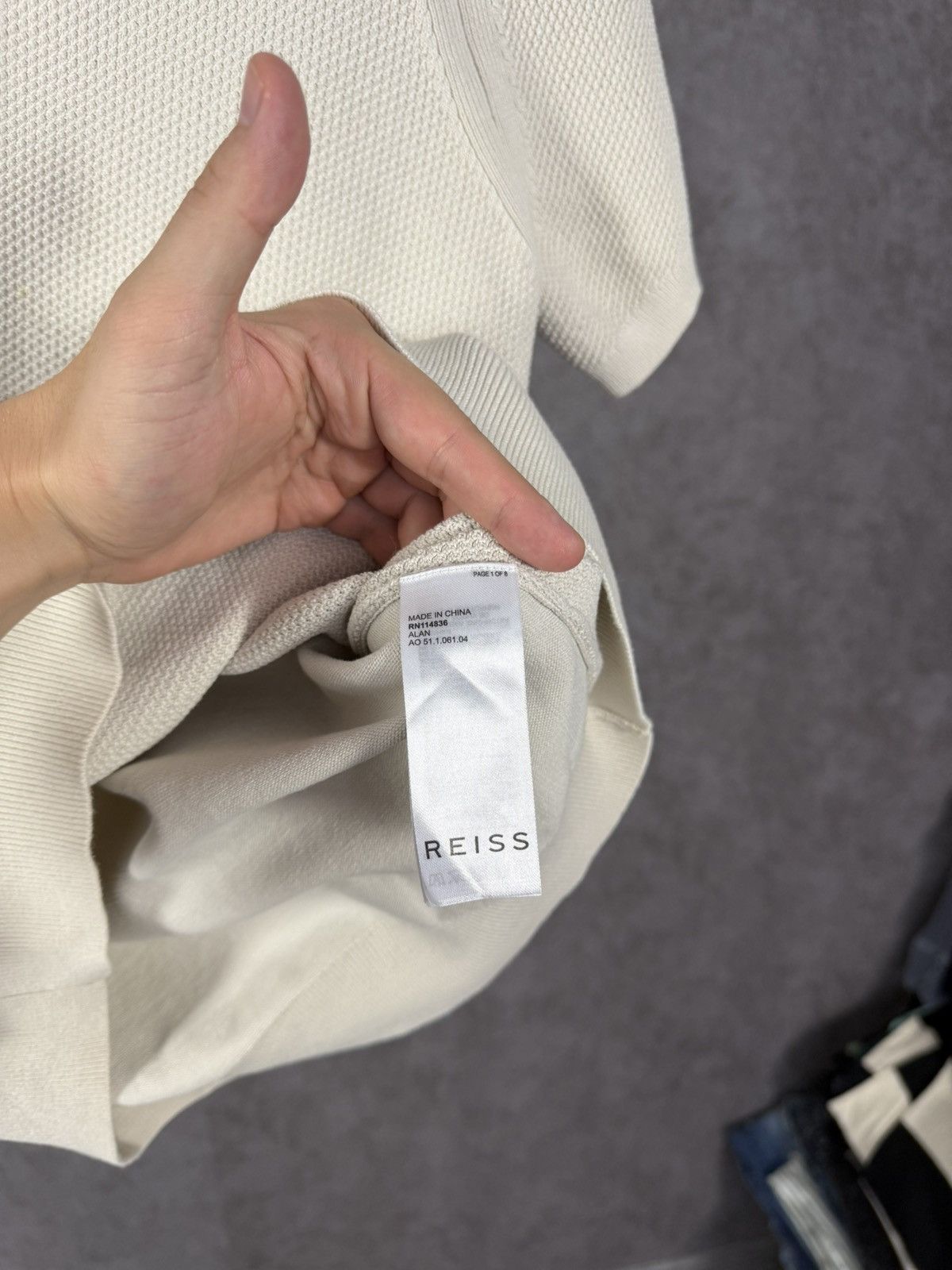 Reiss Reiss designer polo tee Size US XL / EU 56 / 4 - 4 Thumbnail