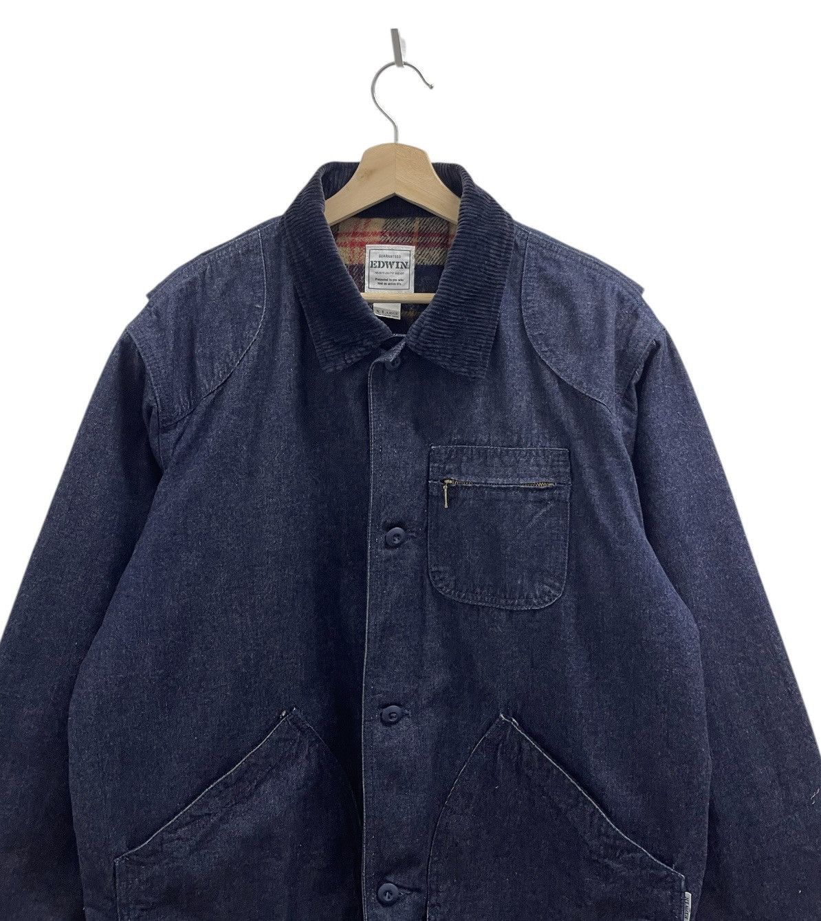 Edwin Vintage Edwin Heavy-Duty Denim Jacket Size US L / EU 52-54 / 3 - 2 Thumbnail