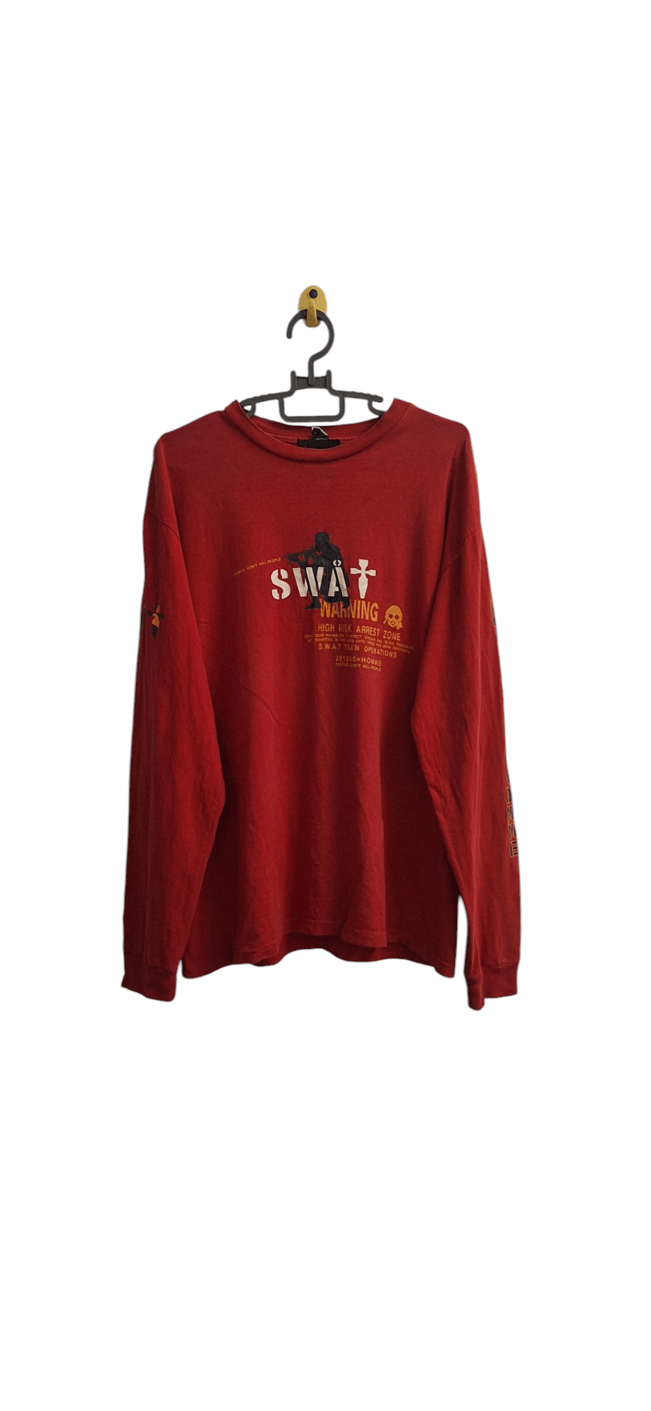 20471120 291295 Homme SWAT Warning People Dont Kill People Longsleeve Size US L / EU 52-54 / 3 - 1 Thumbnail