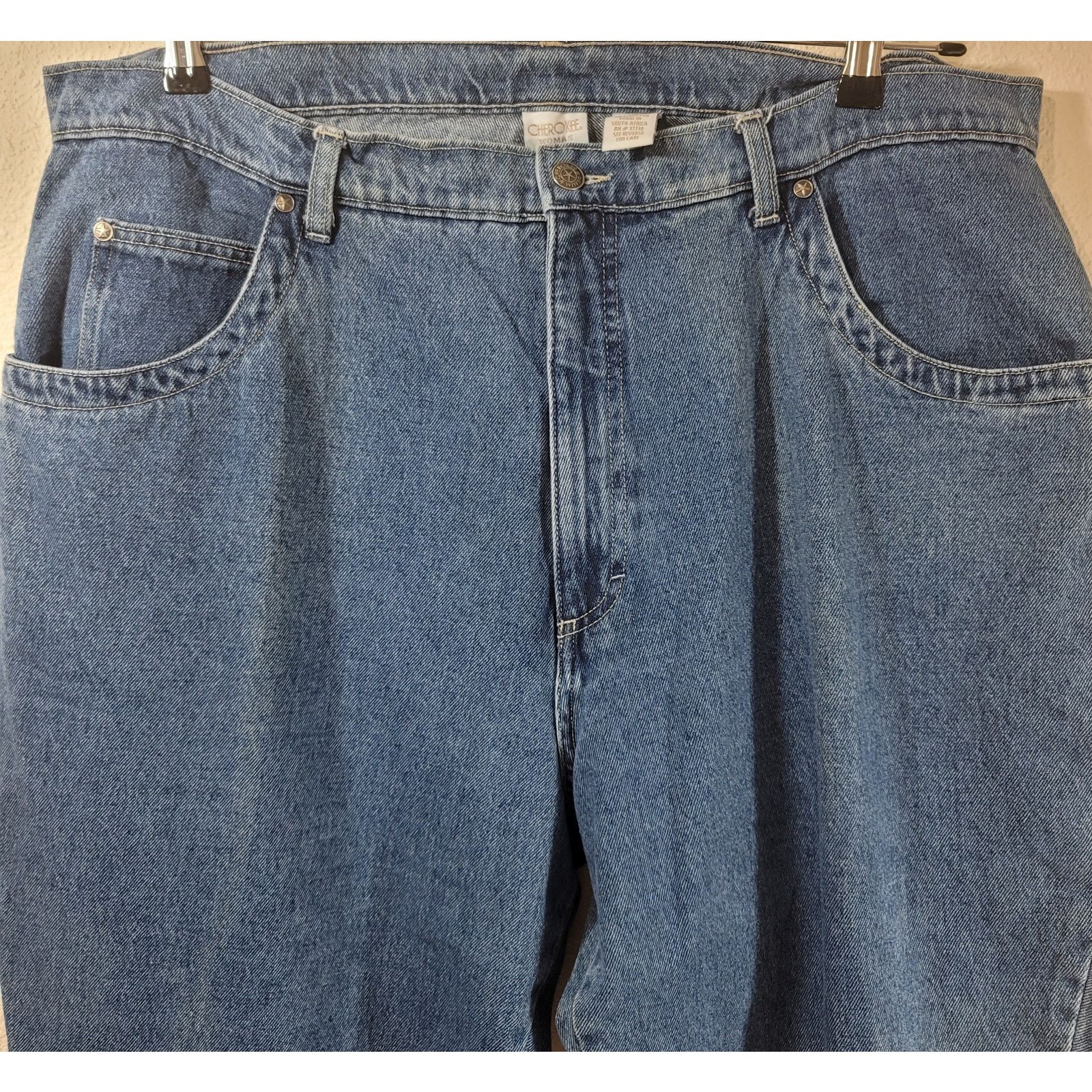Cherokee Cherokee Blue 5 Pocket Design Denim Jeans 22W Lightweight Size 40" / US 18 - 6 Thumbnail