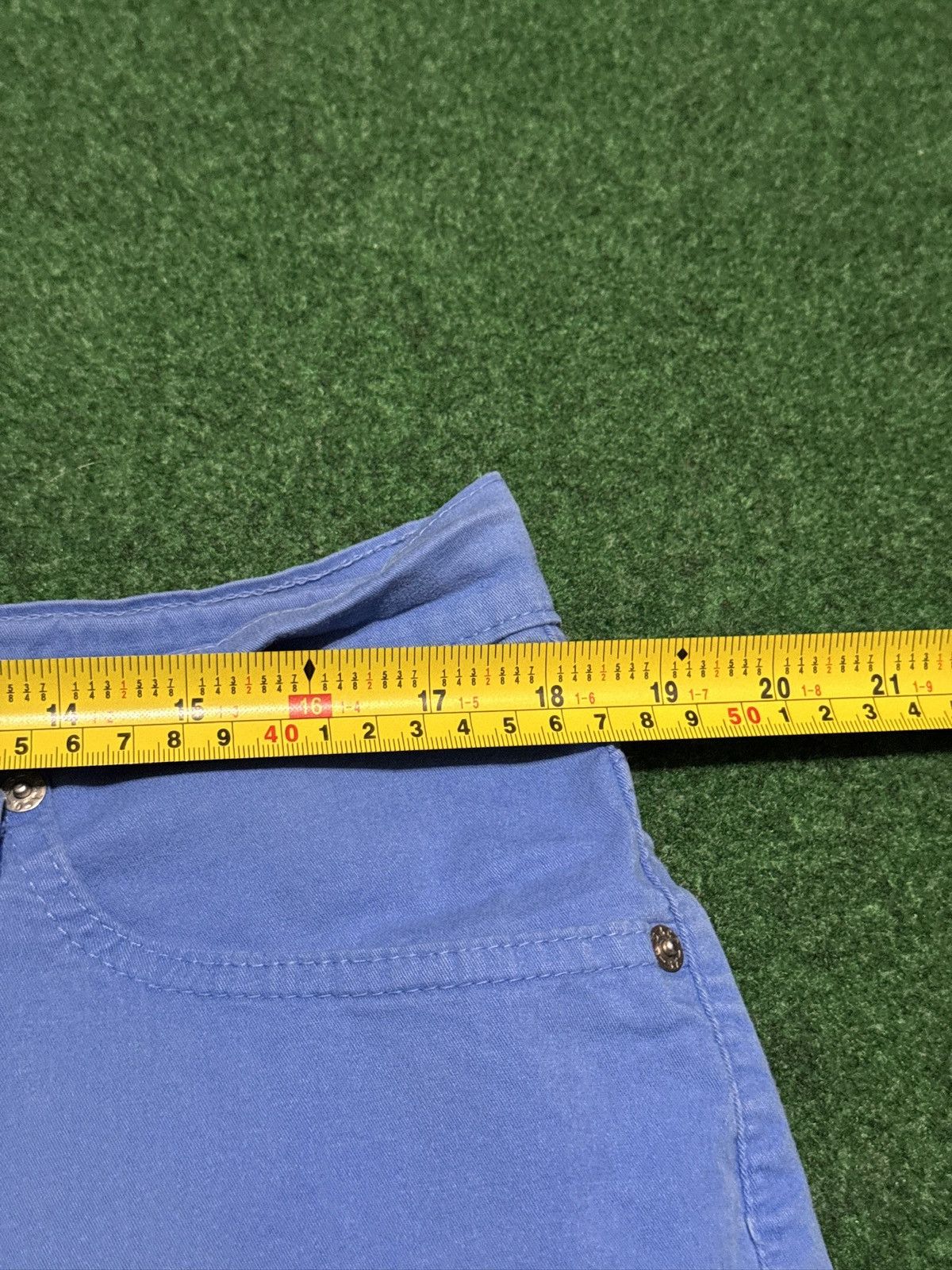 Levi's Vintage Clothing Levis 555 Guy Fit Vintage 16 Mis Blue Shorts 36 Waist 6” Size 36" / US 14 / IT 50 - 6 Thumbnail