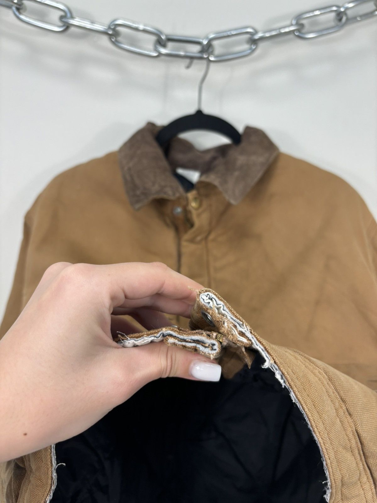 Carhartt Vintage 90s Carhartt USA Made Work Hype Boxy Cropped Jacket Size US M / EU 48-50 / 2 - 16 Thumbnail