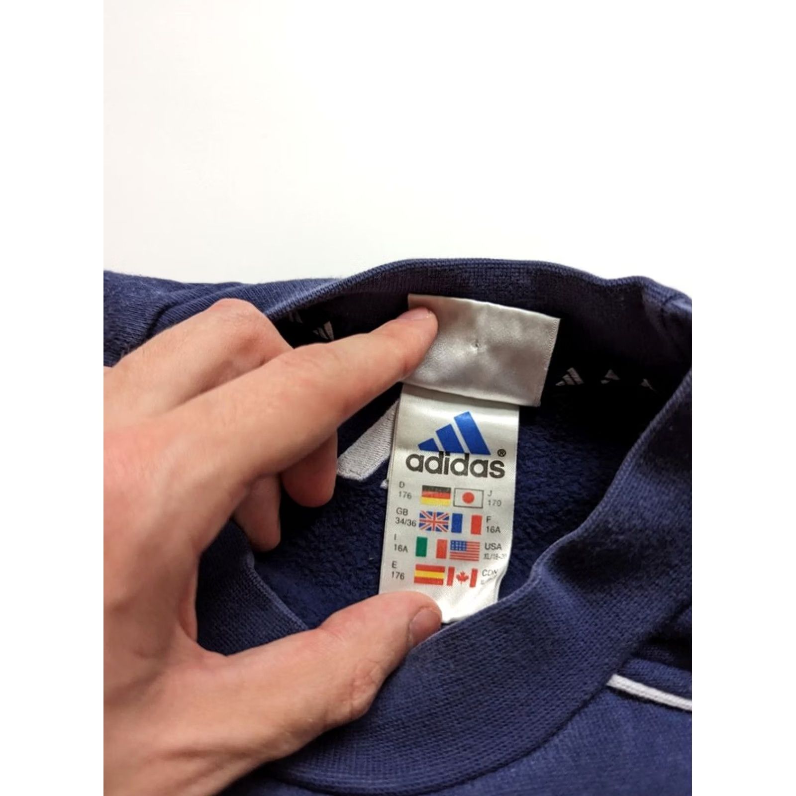 Adidas adidas sweatshirt VOLVO BALDEGGER TEAM XL Blue Mens Sweatshirt XL Blue adidas BALDEGGER TEAM VOLVO SLRG WIL Pullover Men Smart Choice Size US XL / EU 56 / 4 - 4 Thumbnail