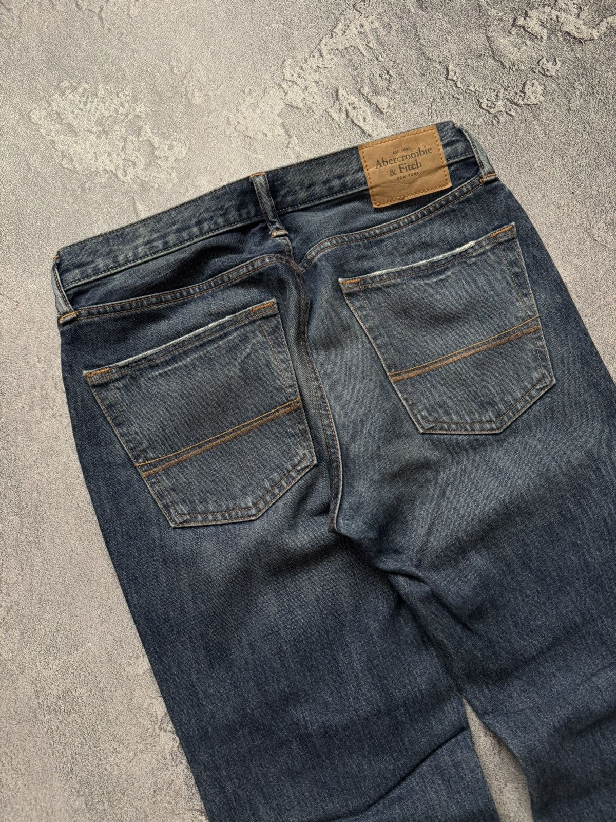 Abercrombie & Fitch Abercrombie & Fitch 32/30 blue denim pant trouser Jean chino Size US 32 / EU 48 - 11 Thumbnail