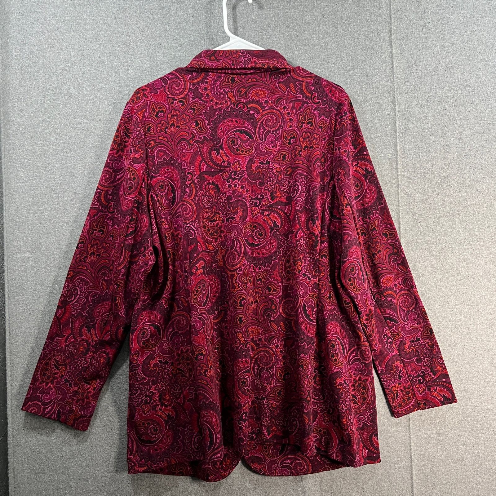 Other Susan Graver Printed Regular Liquid Knit A-Line Dress Size XL / US 12-14 / IT 48-50 - 2 Thumbnail